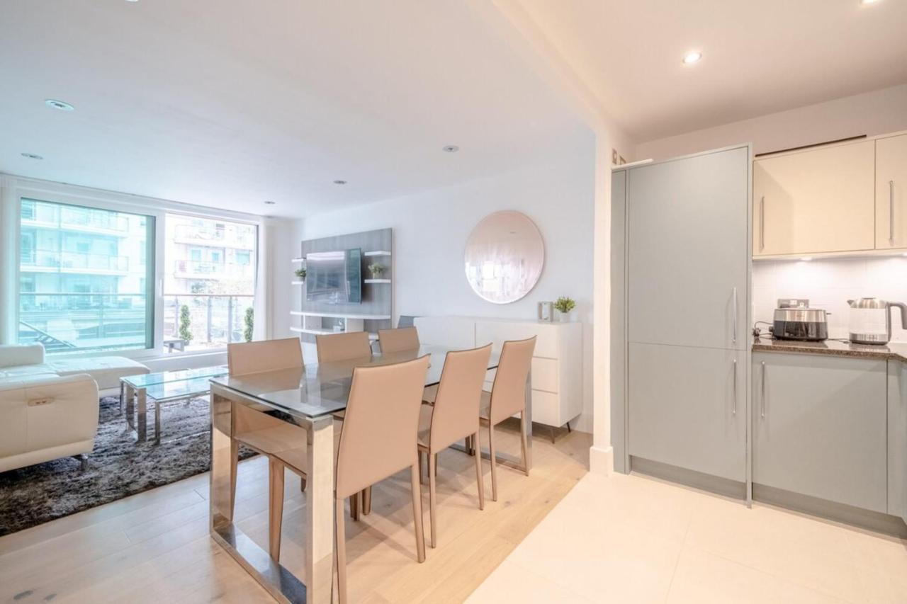 Appartement 2bd Flat W River View Balcony - Vauxhall! *
