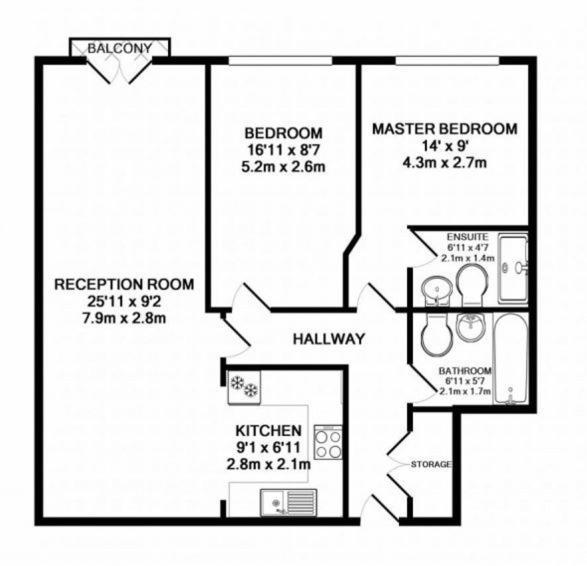 Appartement Elegant, Spacious 2bed In Crystal Palace,