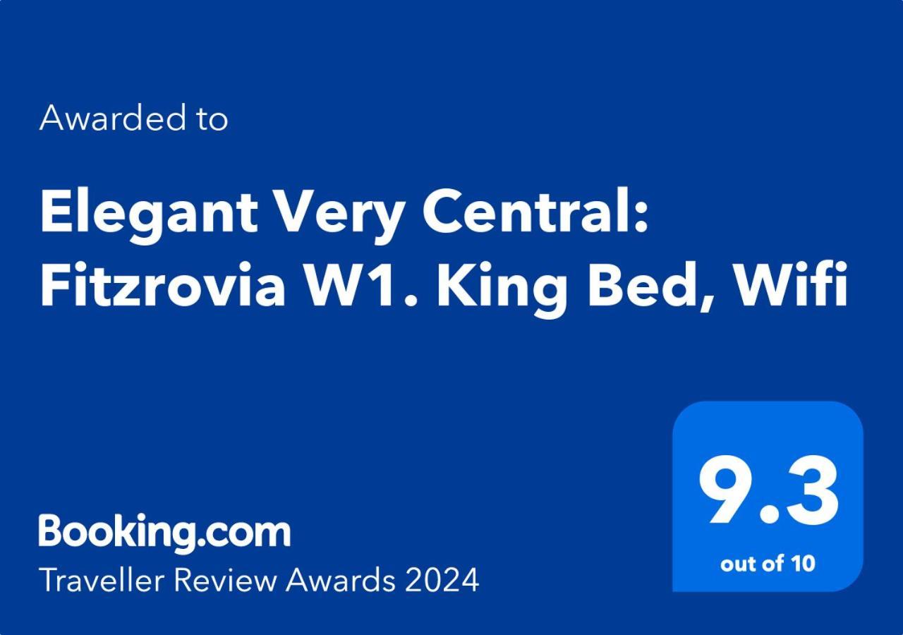 Appartement Elegant Very Central Fitzrovia W1 King Bed, Wifi, Nr Oxford St Affable Informative Host Londres