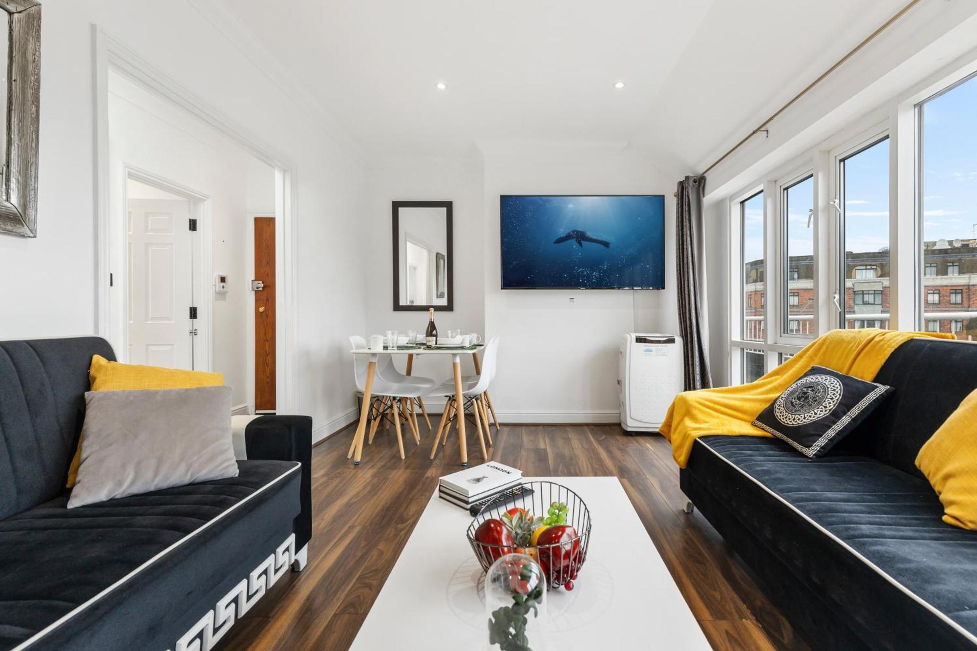 Luxurious 2-bedroom Penthouse In Marble Arch -65gc Apartamento