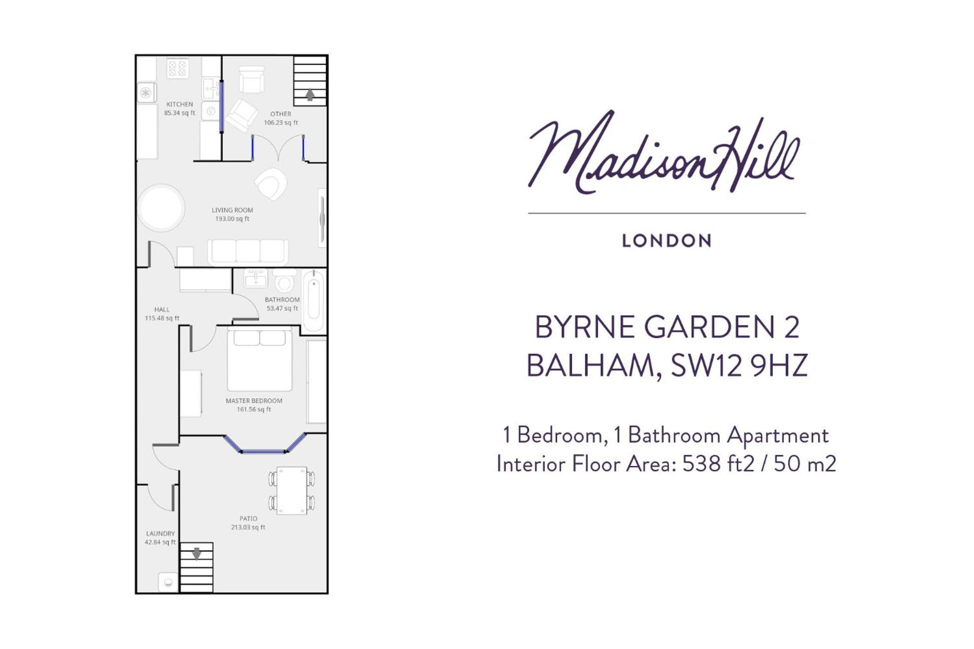 Apartamento Madison Hill - Byrne Garden 2 - One Bedroom *