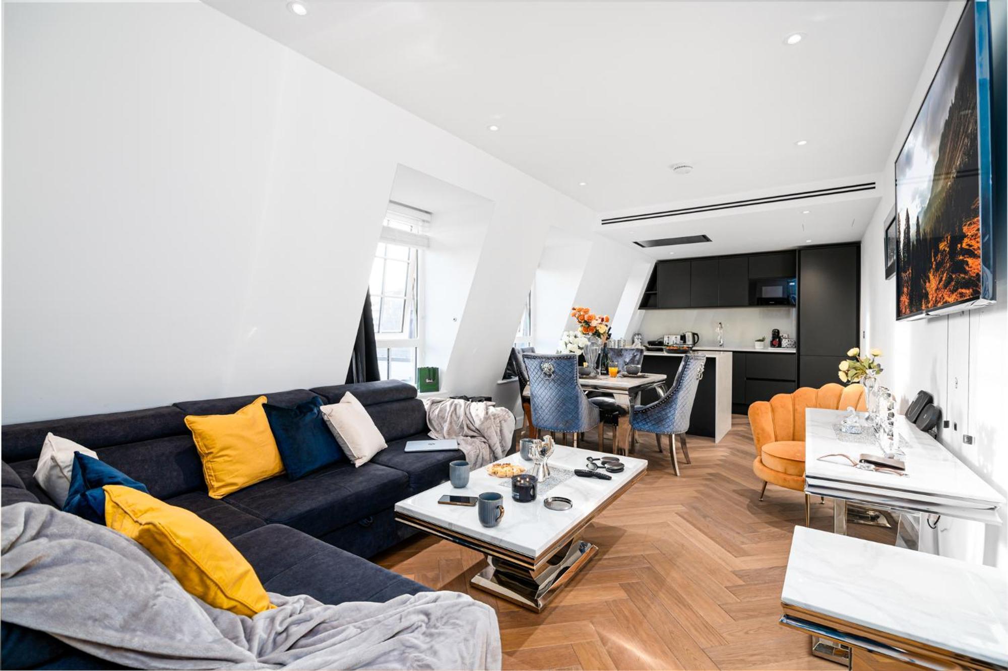 Apartamento Stunning 1-bedroom Penthouse In Marble Arch 72 Londres