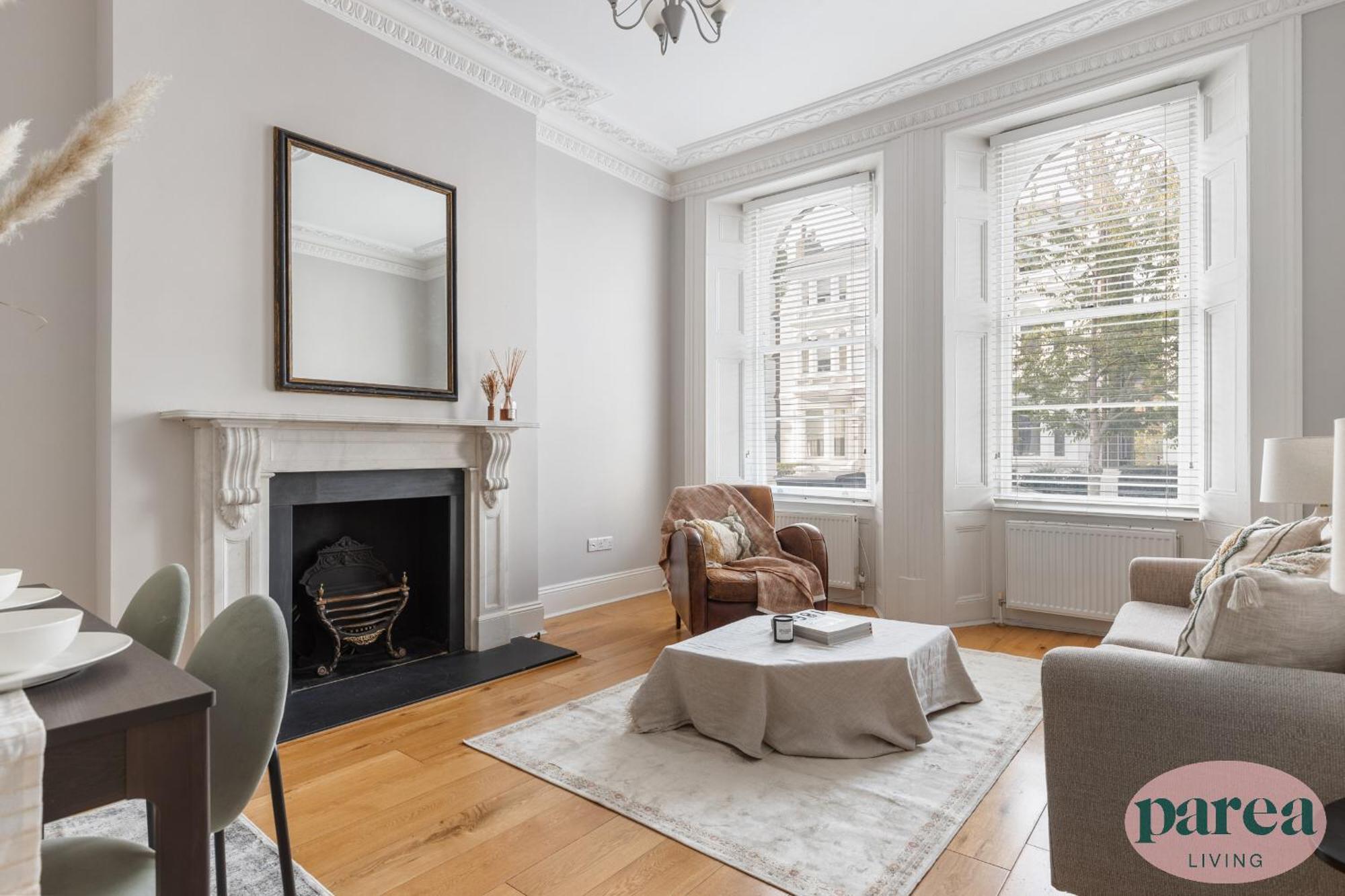 Parea Living - Notting Hill, Stylish 1-bedroom Flat, Private Gardens, Remote Working Londres