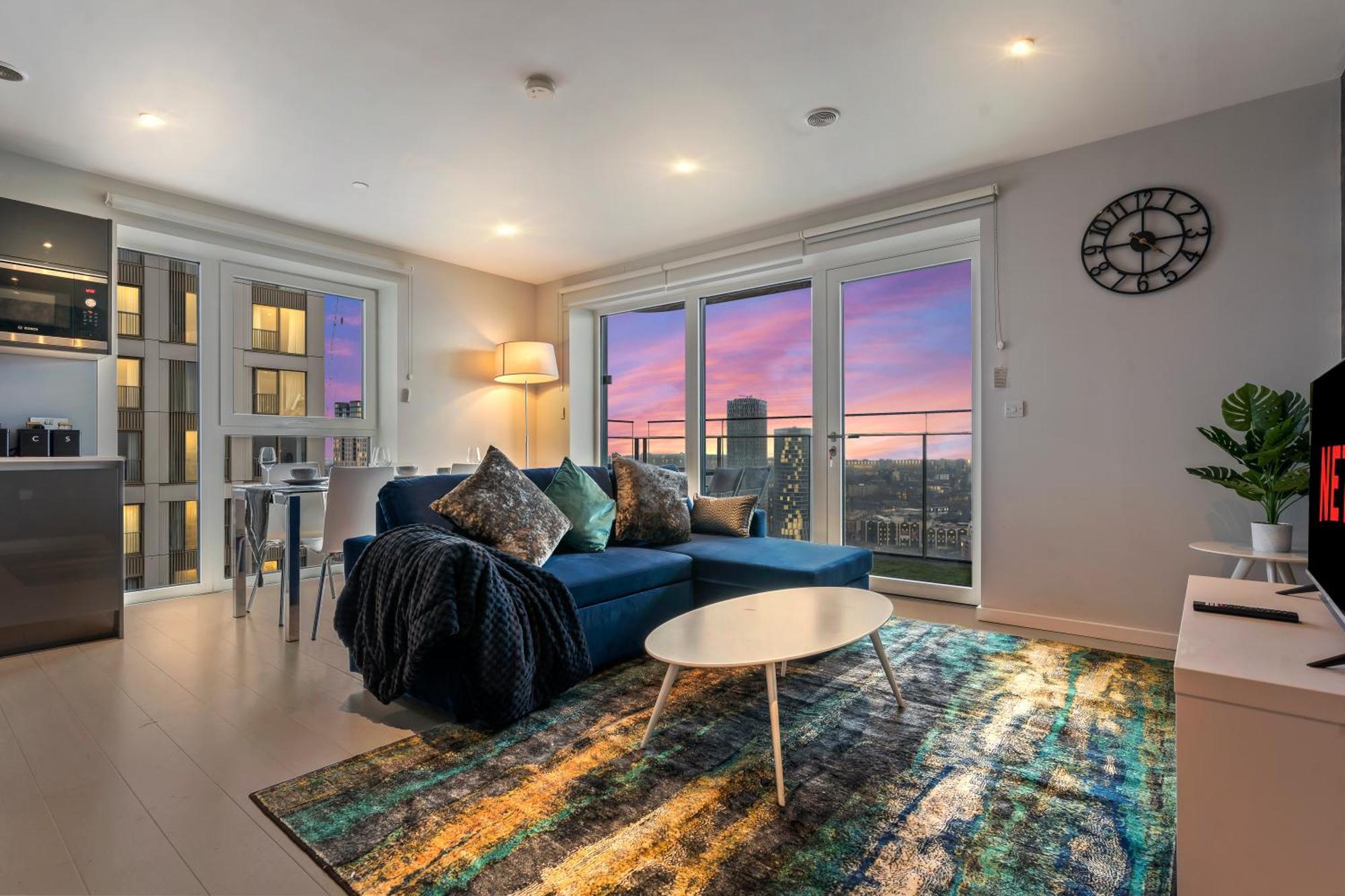 Elegant 2br Flat On 20th Floor Near Many Attractions Appartement Londres