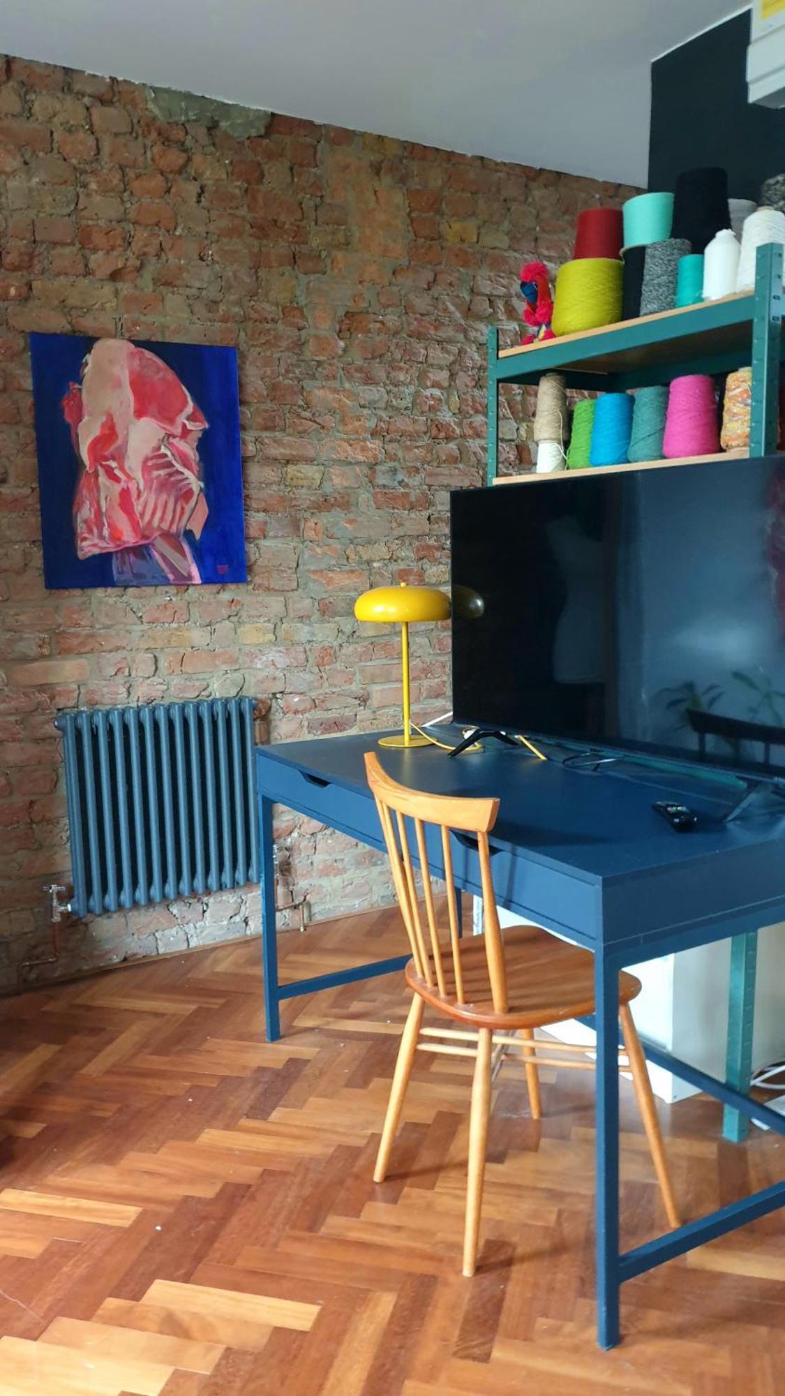 Quarto em Acomodações Particulares Charming Bedroom In Artist Studio