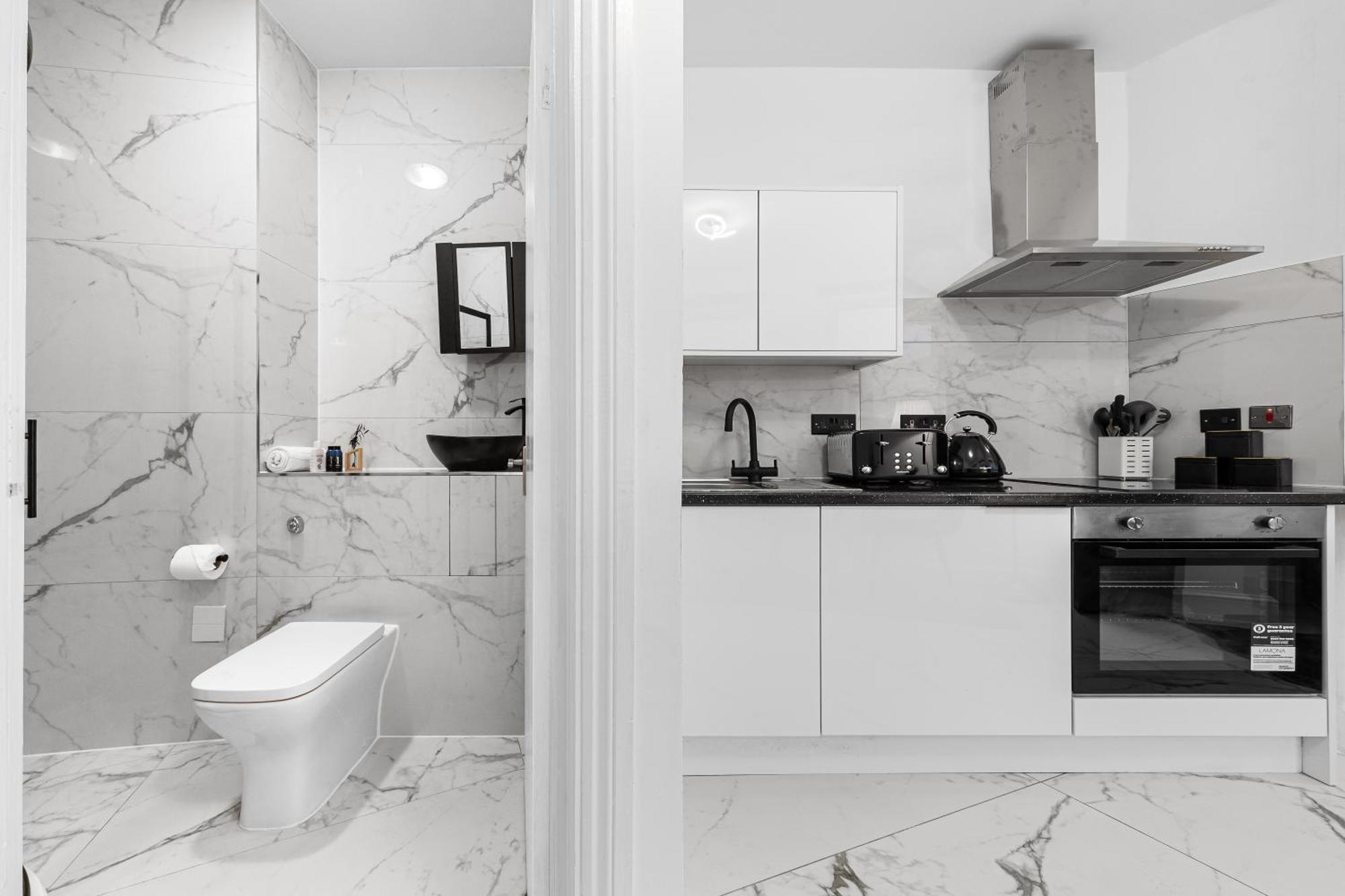 Serviced Modern Flat - Sleeps 2 - Good Links To King Cross, Euston, Finchley Road Station - Nw3 Apartamento *