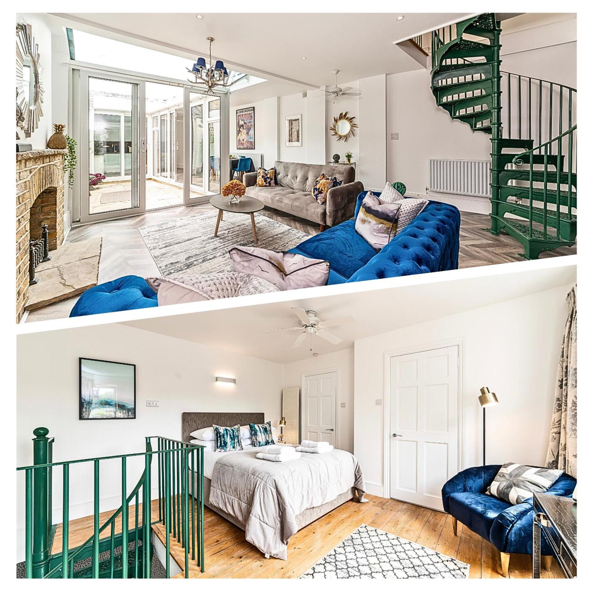 The Secret Kensington Garden Mews-2 Bedroom Full House-2 Train Lines- Spacious-kings Road- Harrods -chelsea Stadium-private Small Patio * Londen