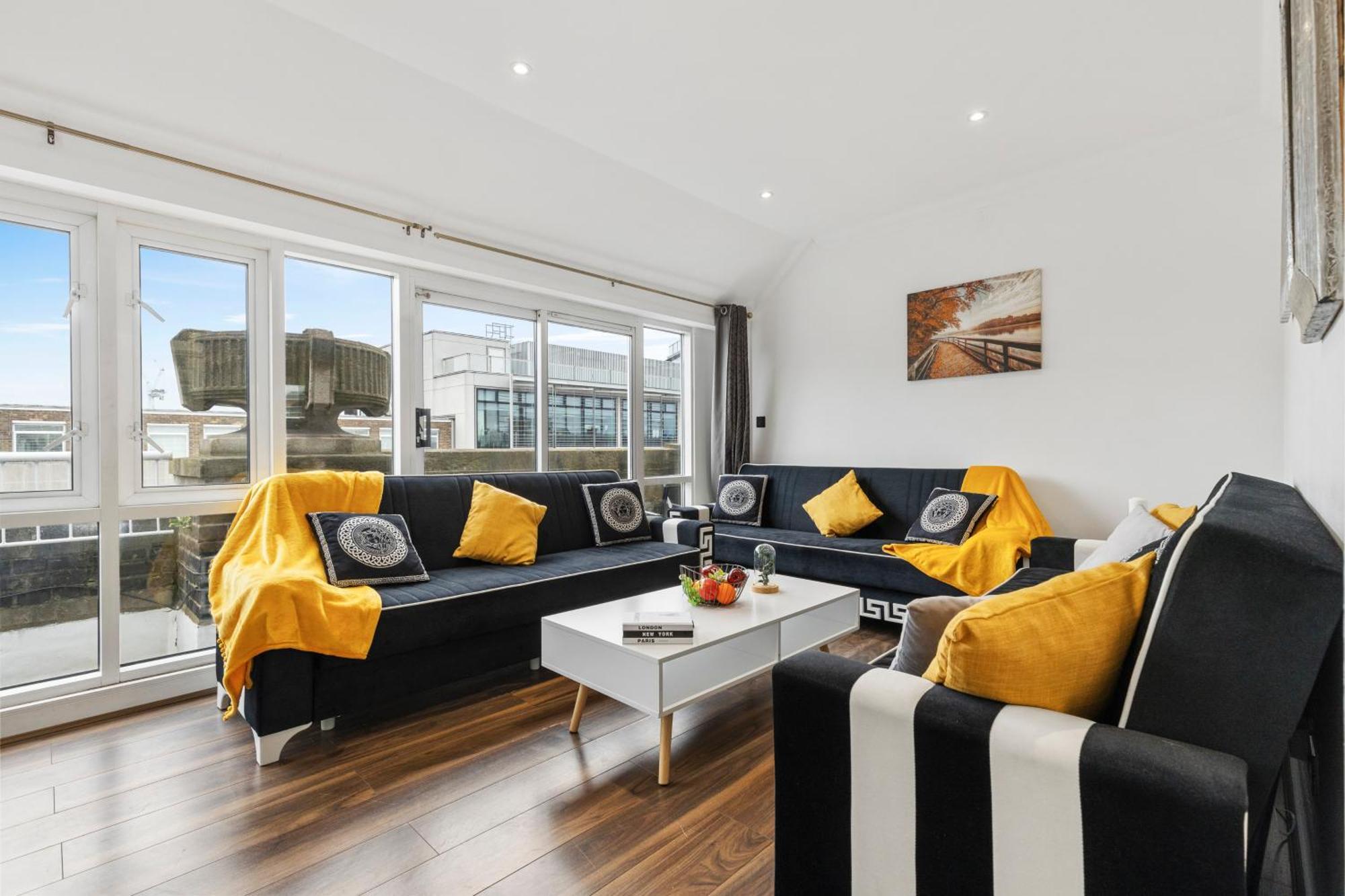Apartamento Luxurious 2-bedroom Penthouse In Marble Arch -65gc