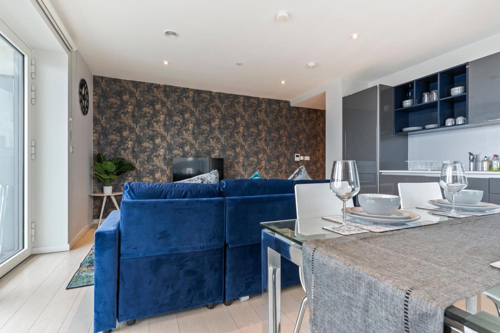 Elegant 2br Flat On 20th Floor Near Many Attractions Appartement Londres