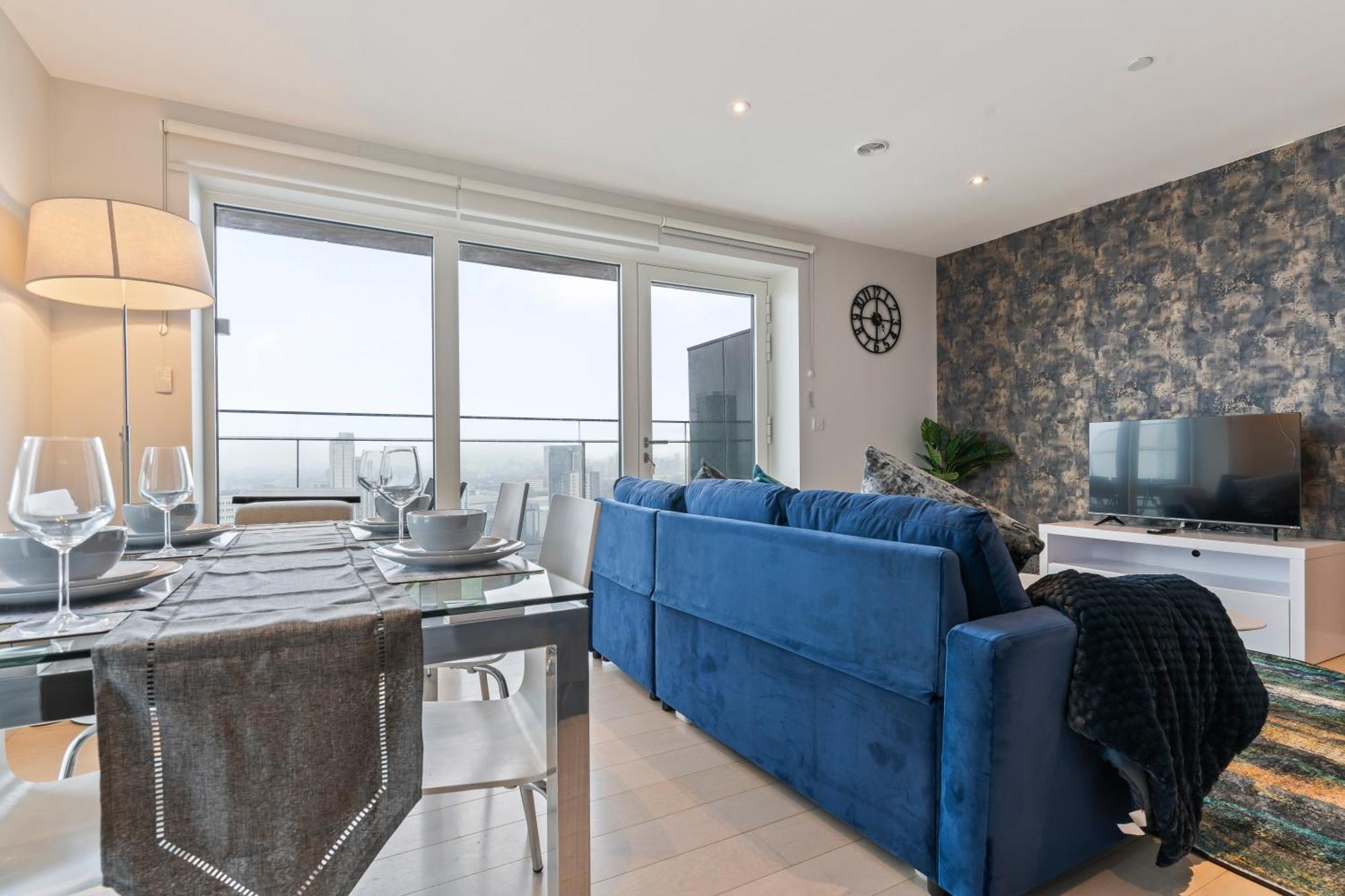 Elegant 2br Flat On 20th Floor Near Many Attractions Appartement