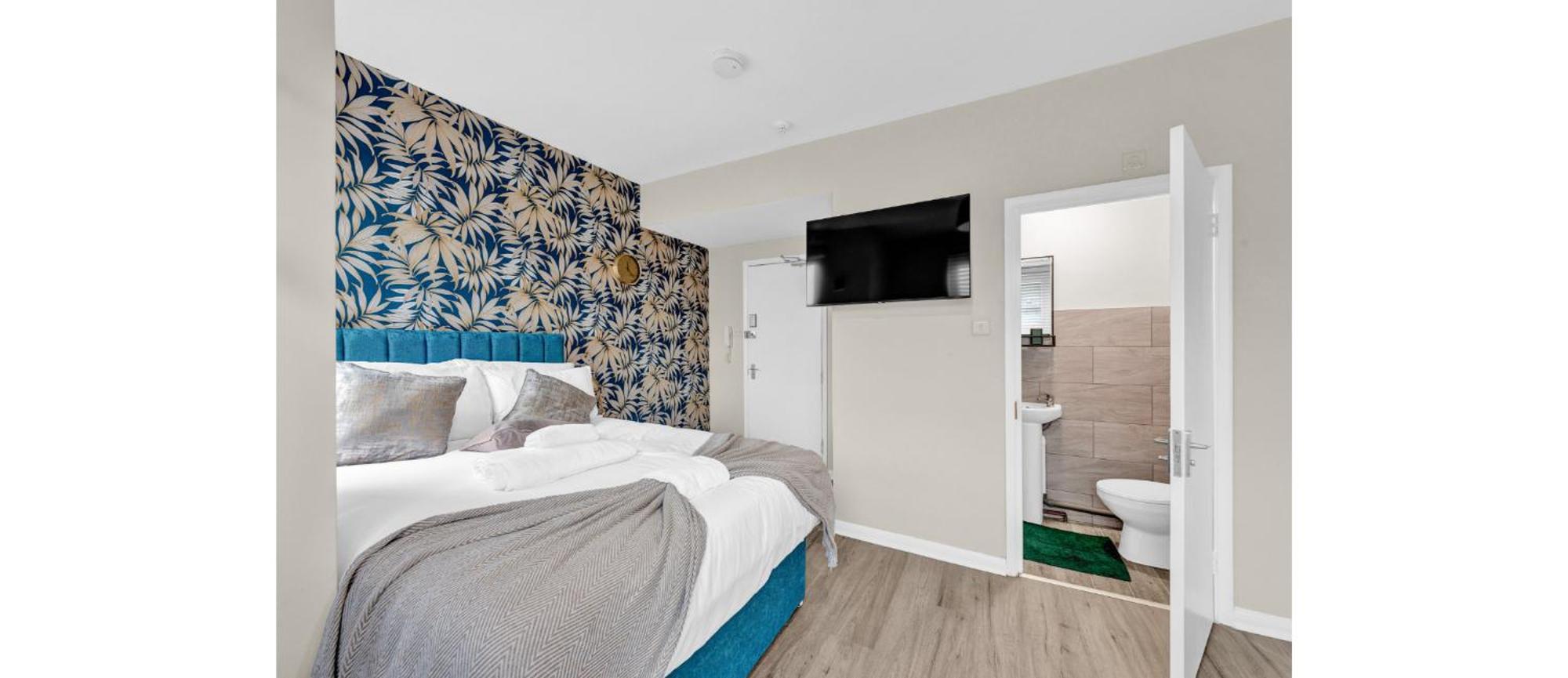 Appartement Blue Horizon: Captivating Cityscape *