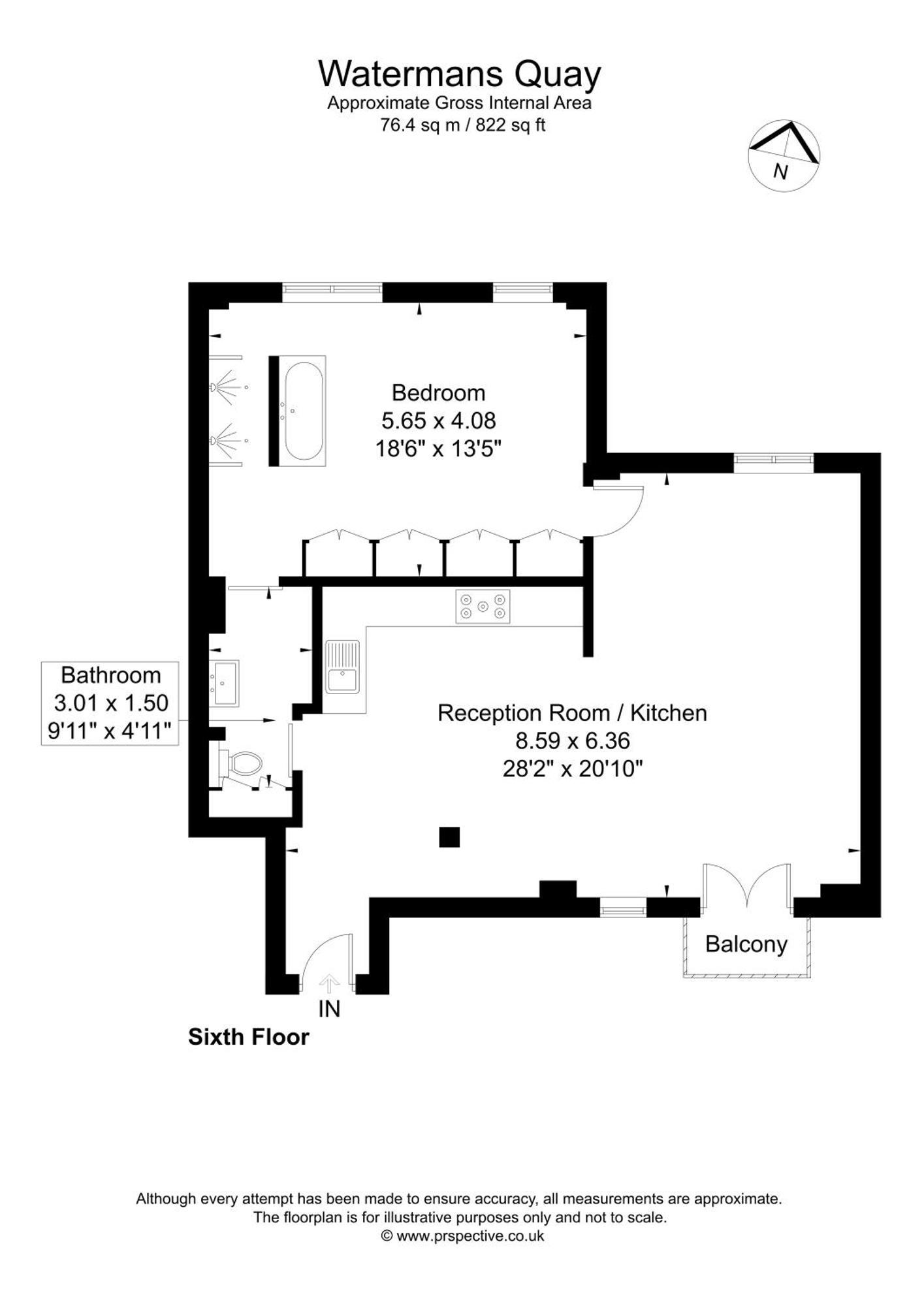 Beautiful 1 Bed On The River Appartement