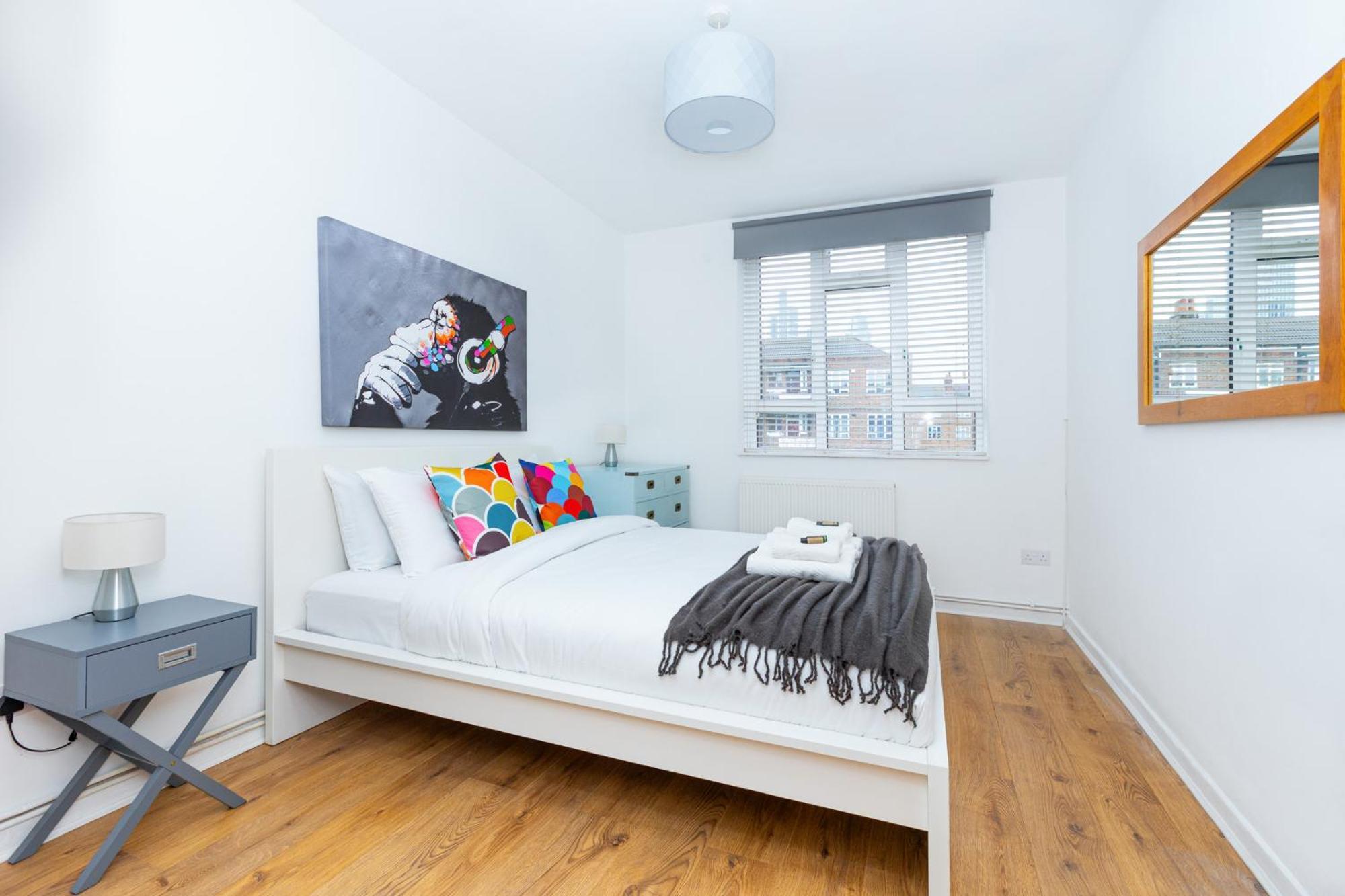 Bright Modern 1 Bedroom Flat, 5 Min To Vauxhall St Appartement Londres