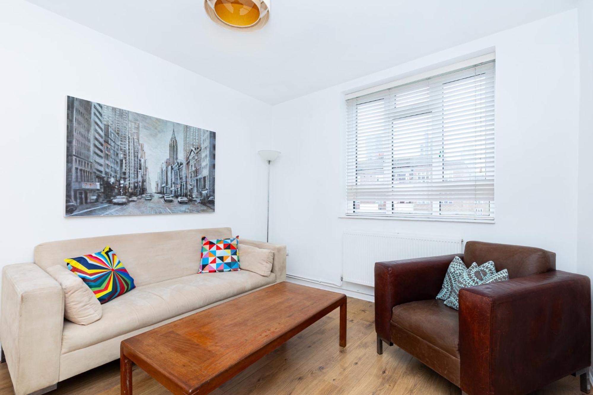 Bright Modern 1 Bedroom Flat, 5 Min To Vauxhall St Appartement *