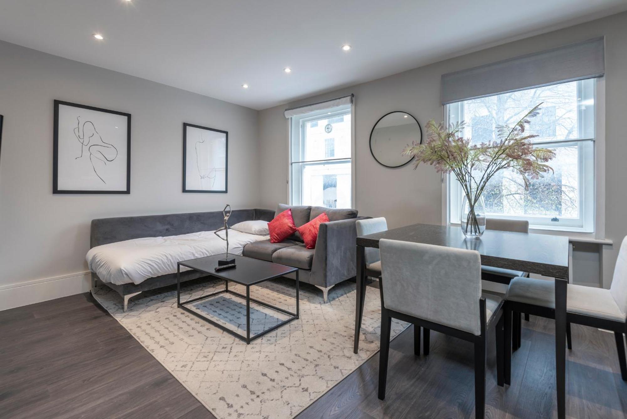 Luxury Georgian House In Marylebone: Modern 1-bed Retreat Apartamento