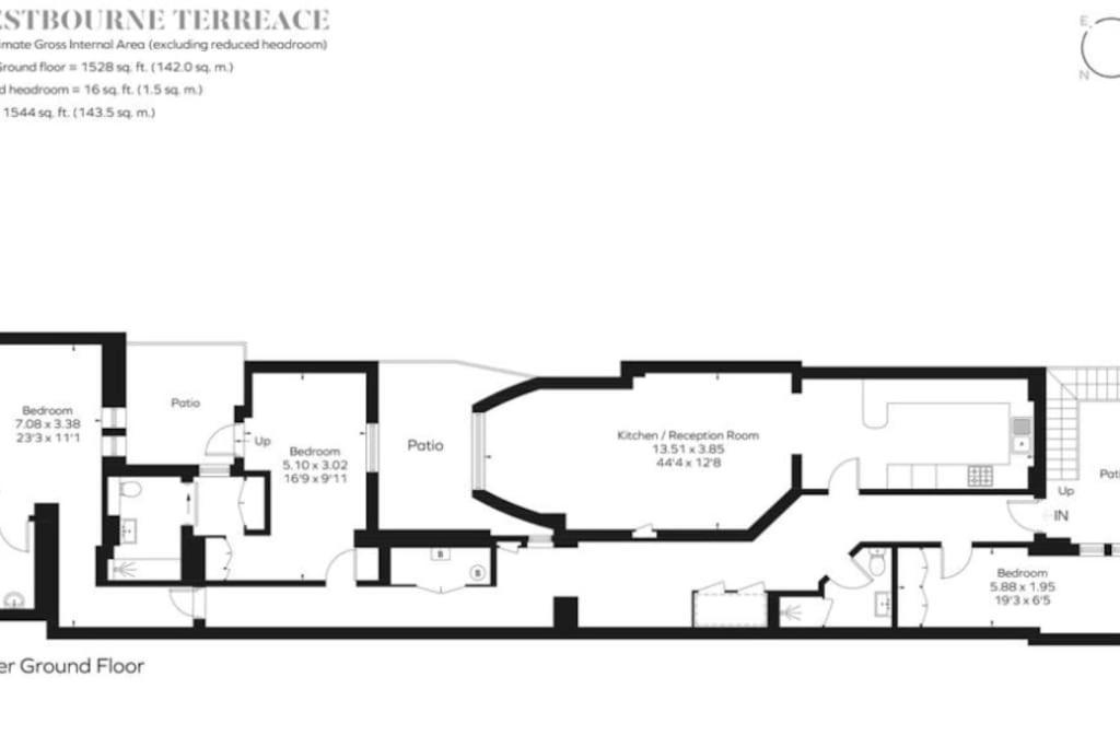 Super Spacious 3 Bedroom And 3 Bathroom Appartement