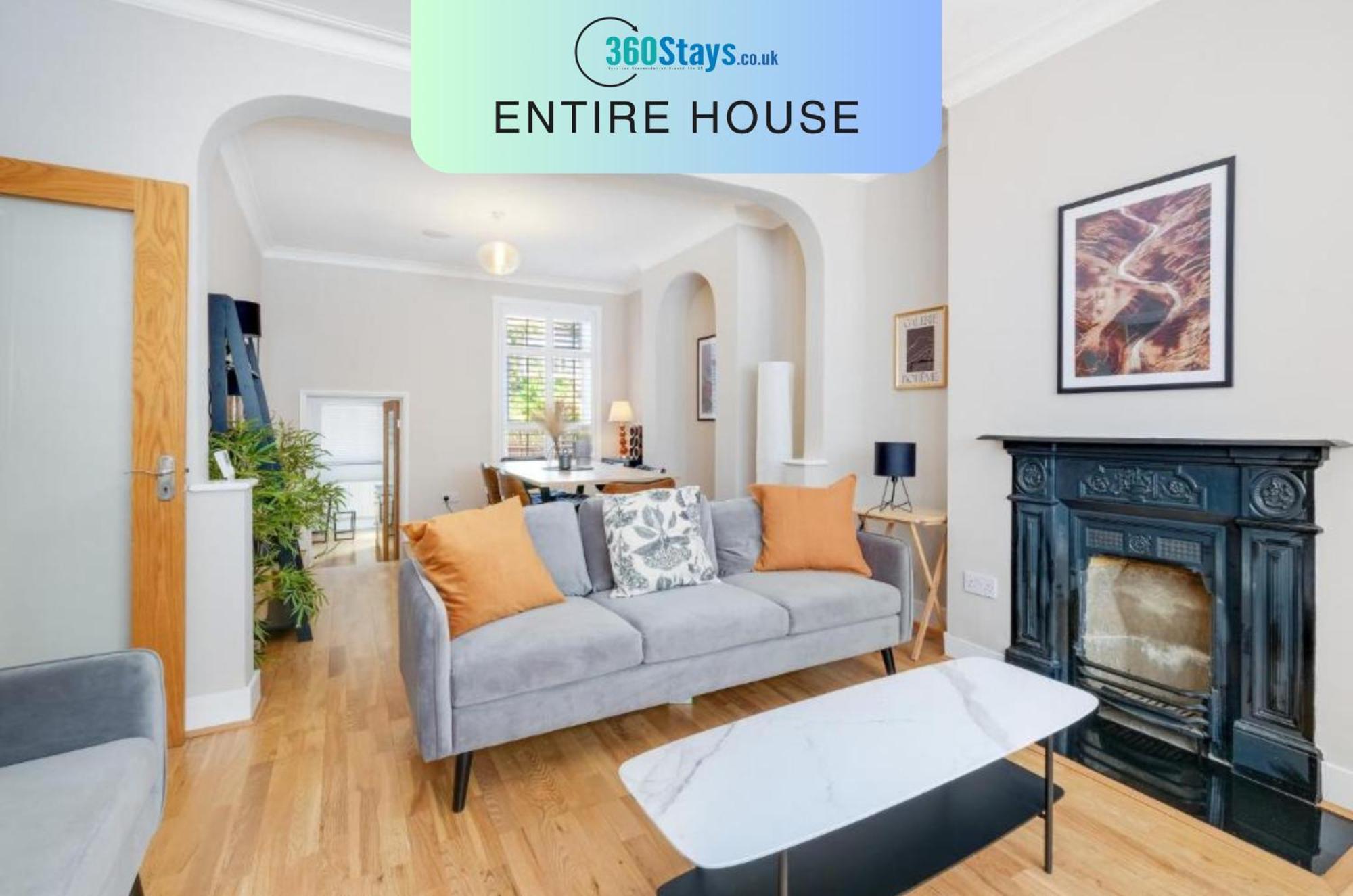 Luxury 3 Bedroom 2 Bathroom House, Fulham By 360stays Ferienhaus London