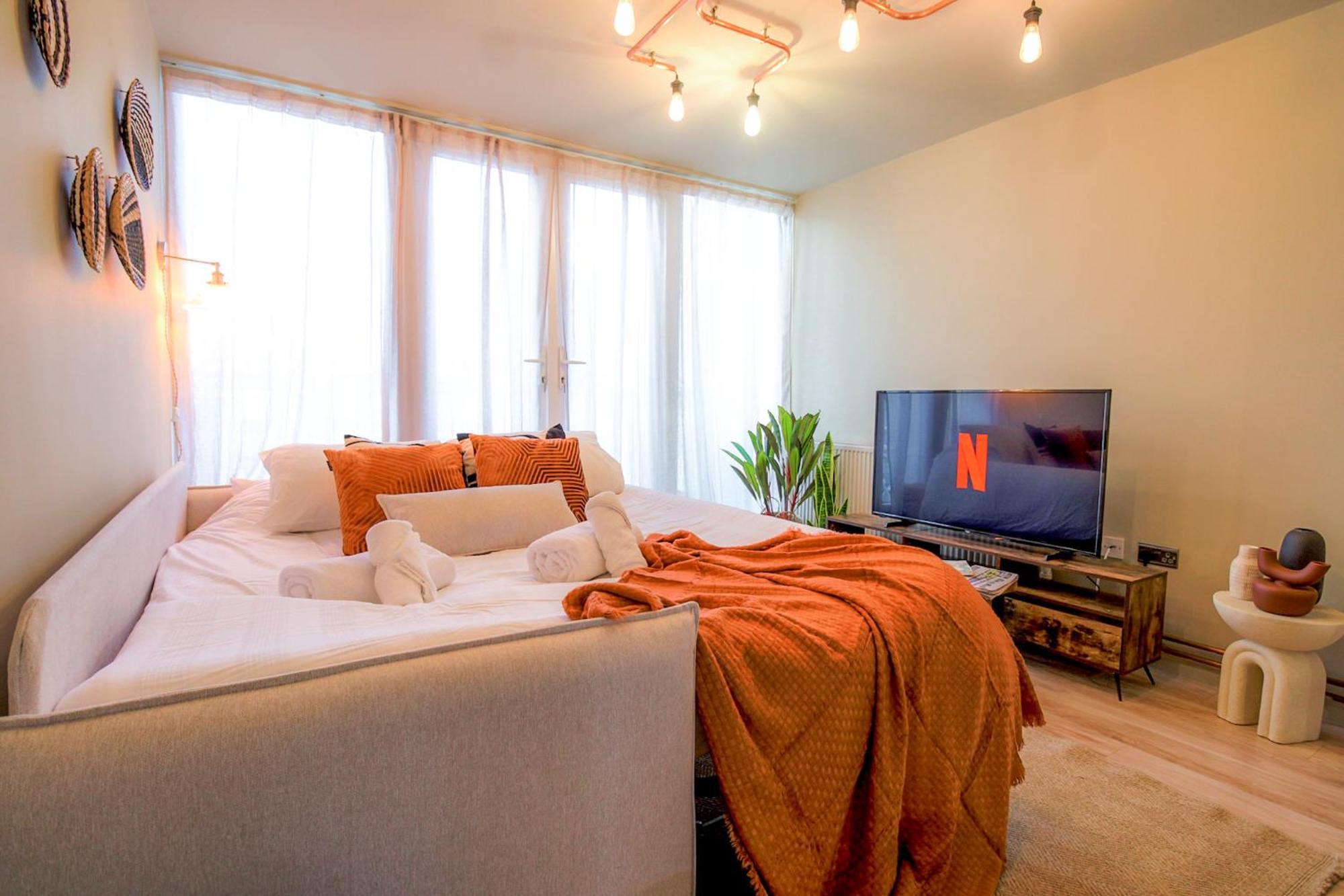 Apartamento 2br Flat King Bed 4 Min To Dlr Easy Access