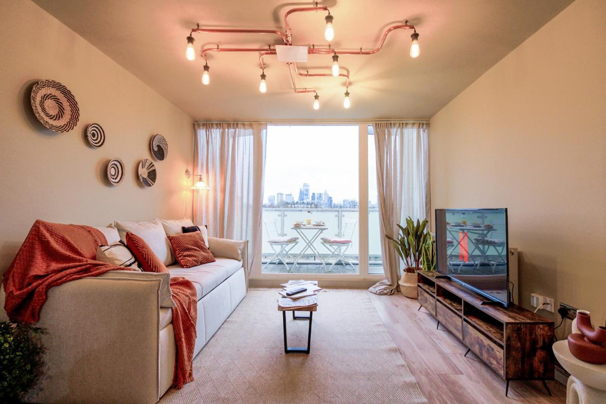 2br Flat King Bed 4 Min To Dlr Easy Access Apartamento Londres