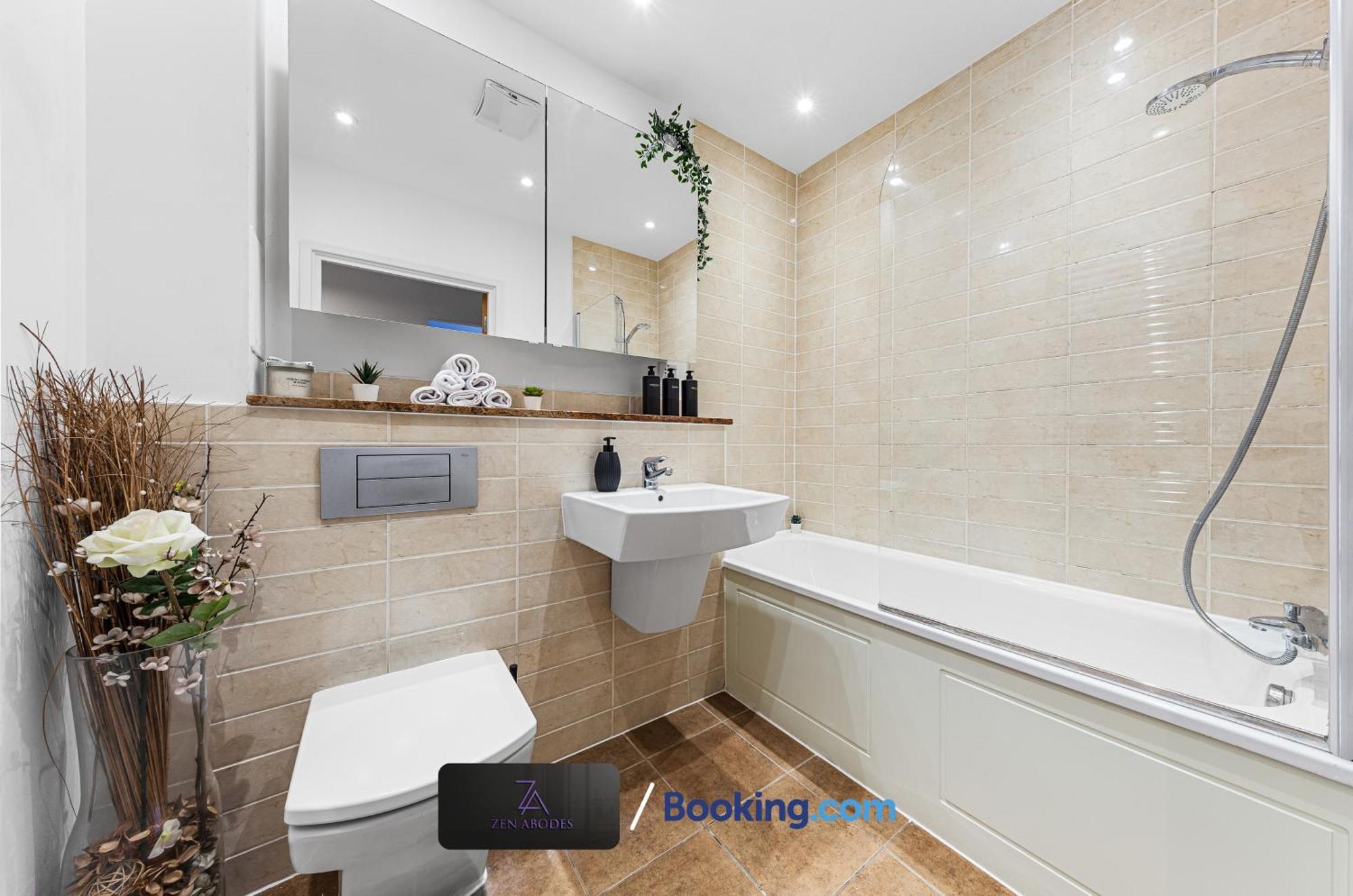 Apartamento Two Bedroom Flat By Zen Abodes Short Lets & Serviced With Free Wifi & Tv Close To Old St Londres