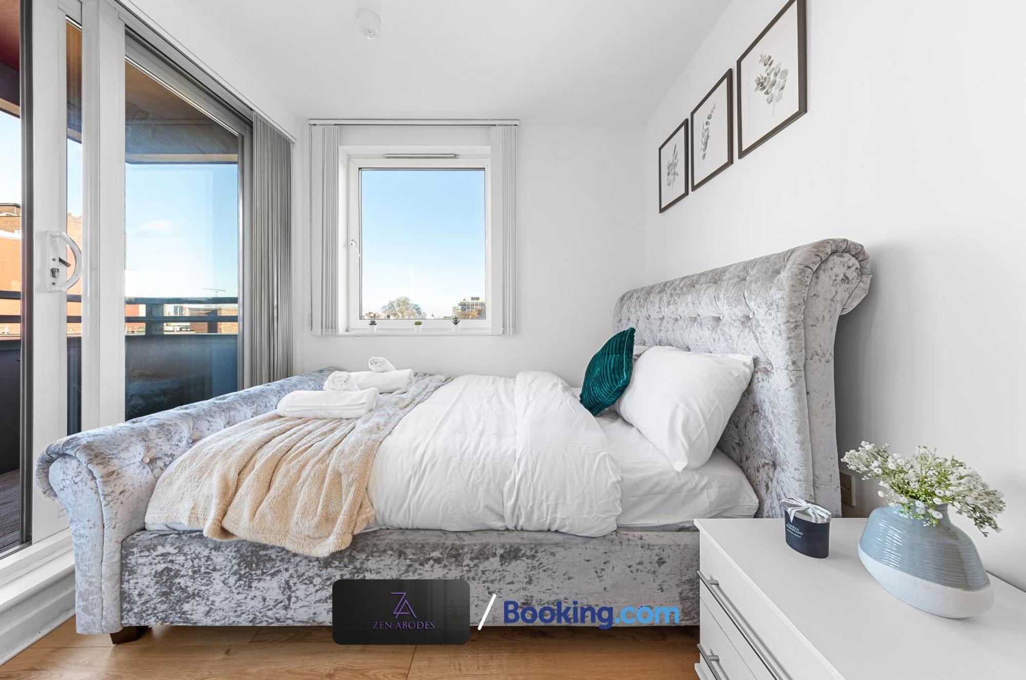 Two Bedroom Flat By Zen Abodes Short Lets & Serviced With Free Wifi & Tv Close To Old St Londres