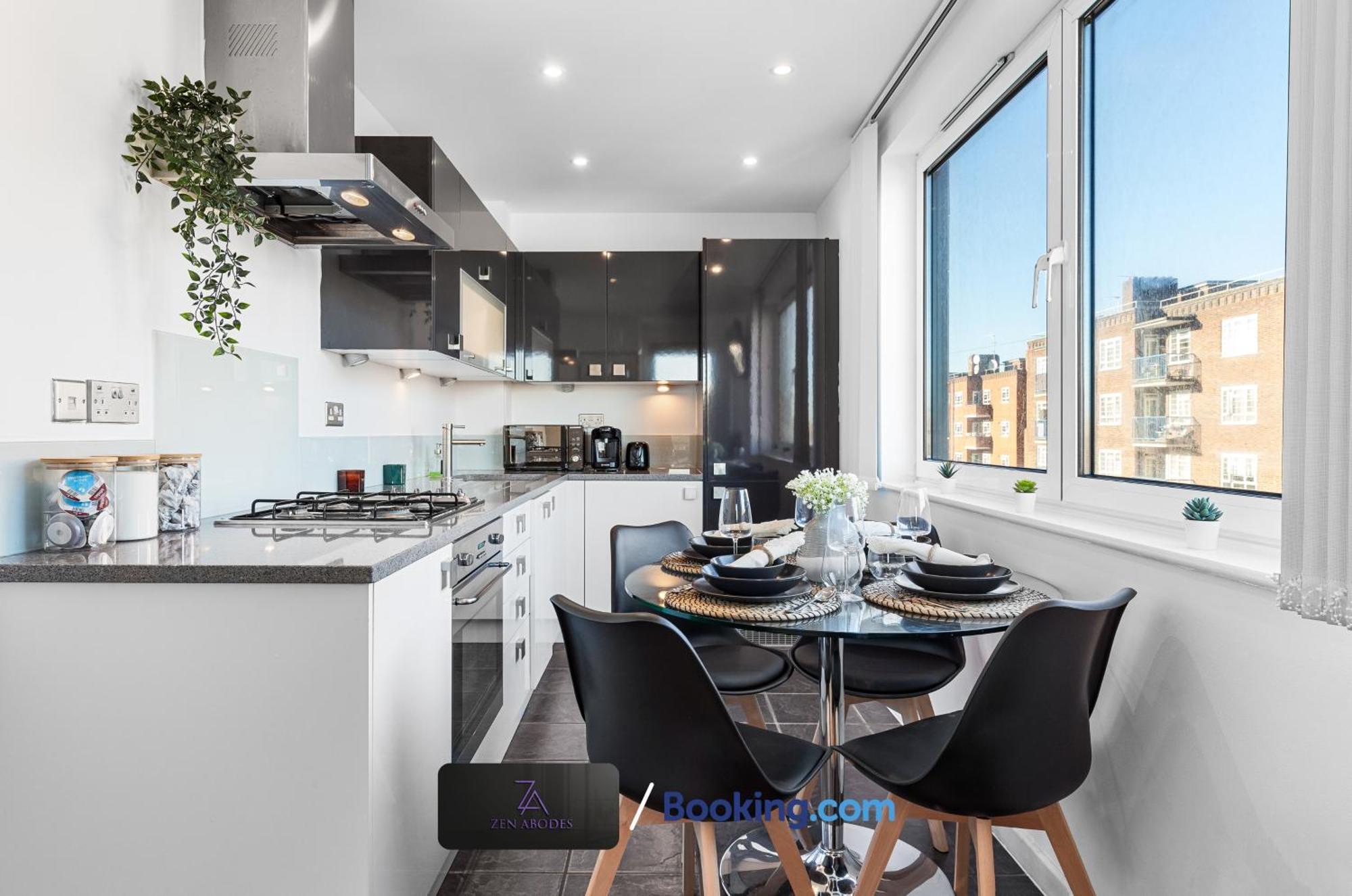 Two Bedroom Flat By Zen Abodes Short Lets & Serviced With Free Wifi & Tv Close To Old St * Londres