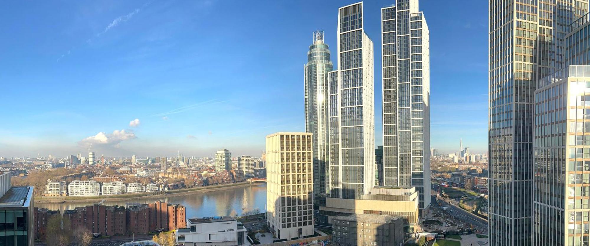 Aparthotel New 2 Bedroom Flat Riverview Balcony Londres