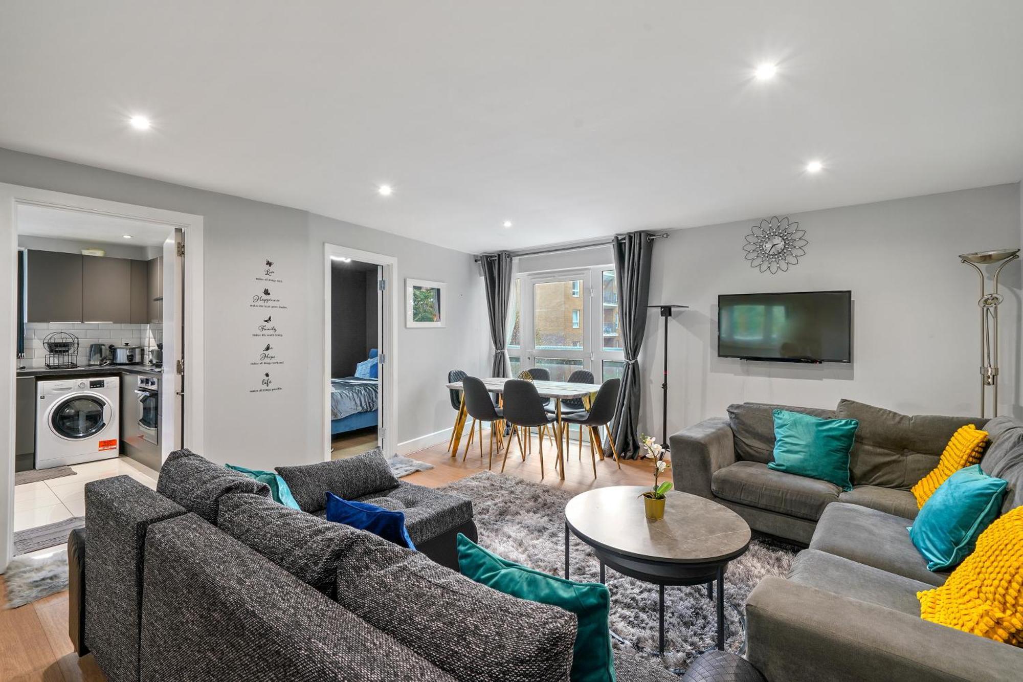 Elegant 3Br 2Bath Flat In Canary Wharf - O2 -Excel Londres