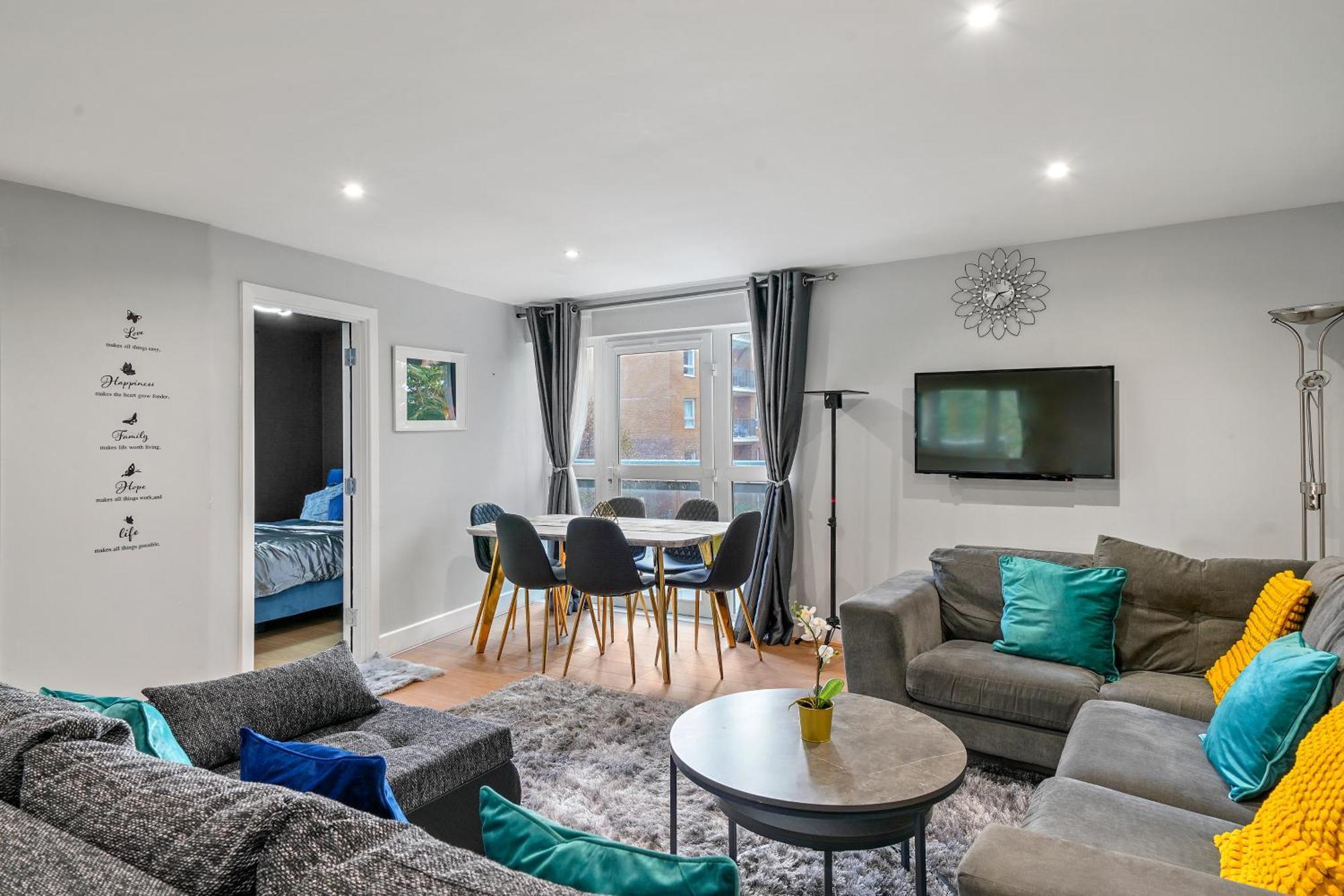 Elegant 3Br 2Bath Flat In Canary Wharf - O2 -Excel Apartamento *