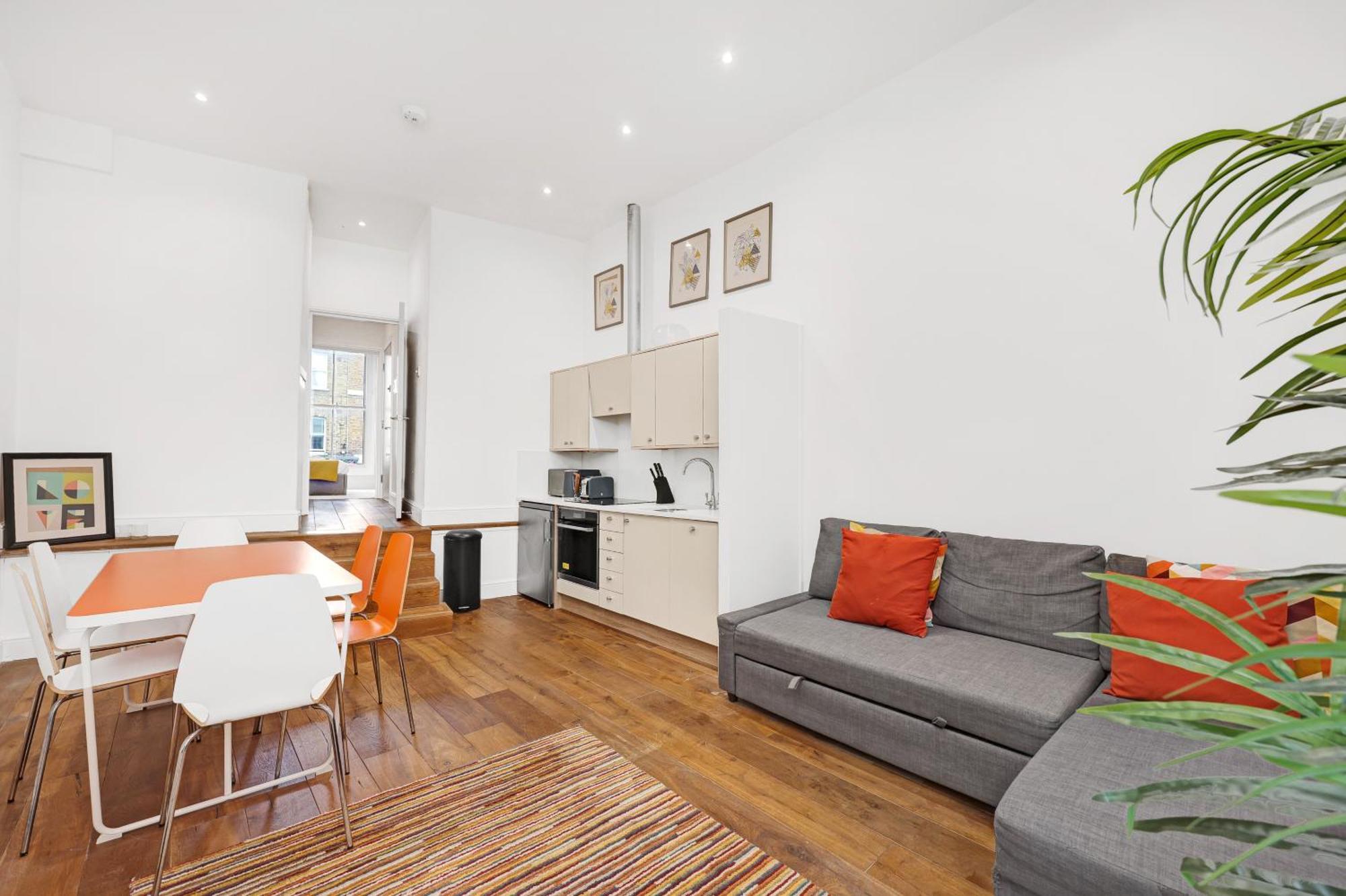 New 1 Bedroom Flat Short Term & Flexible Renting Hackney With Free Wifi Appartement