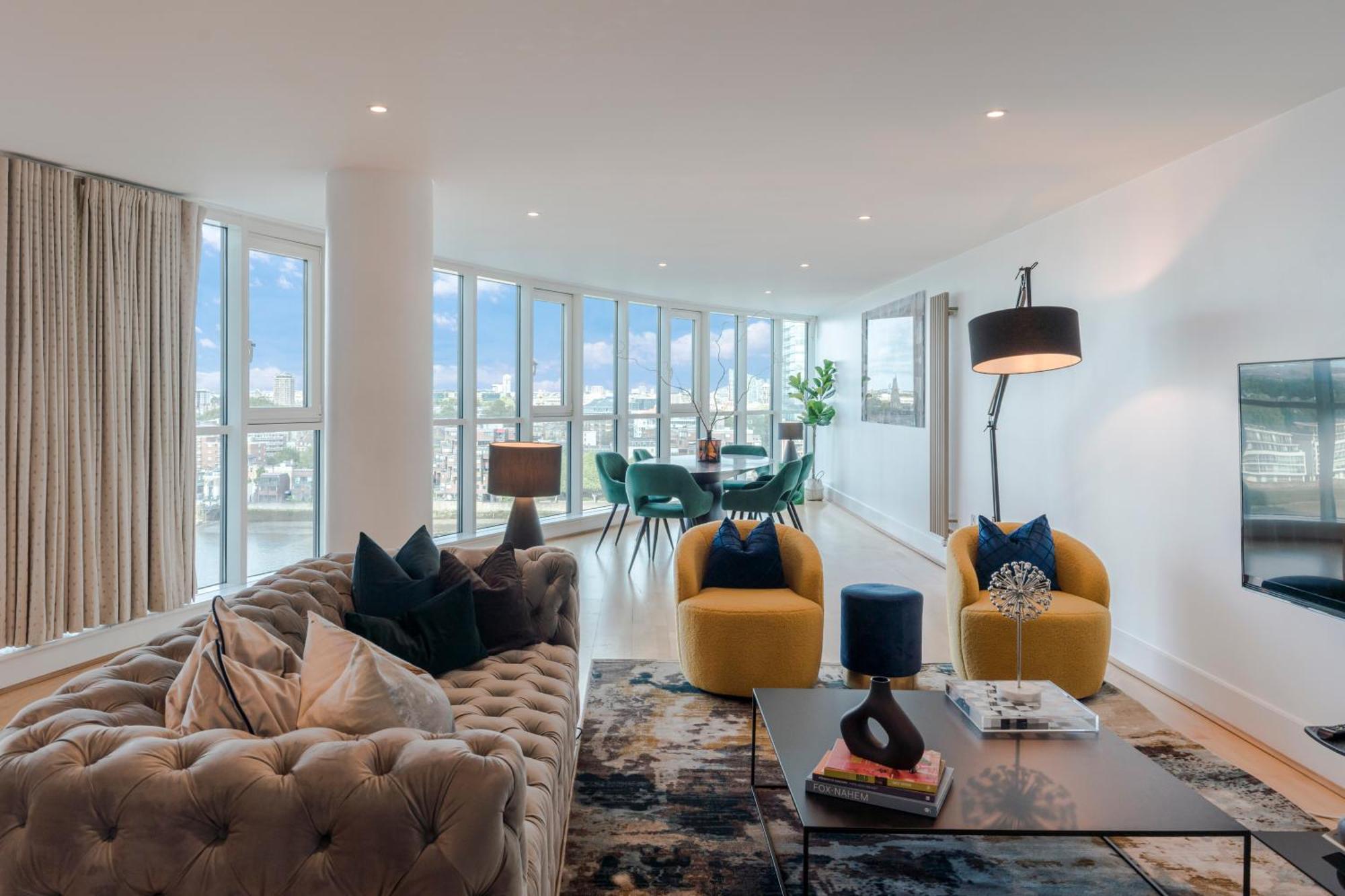 Thames View In Town! Large Luxxe Nomad Design Family Apartamento *