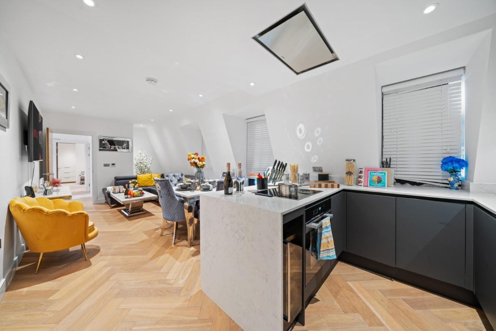Apartamento Stunning 1-bedroom Penthouse In Marble Arch 72 Londres