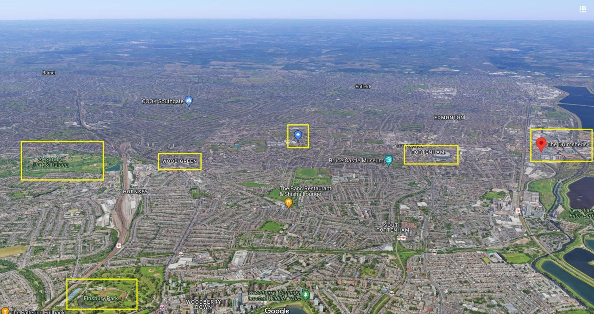 Sunny Luxury Skyline Flat Near Alexandra Palace, Tottenham Stadium & Drumsheds * Londres