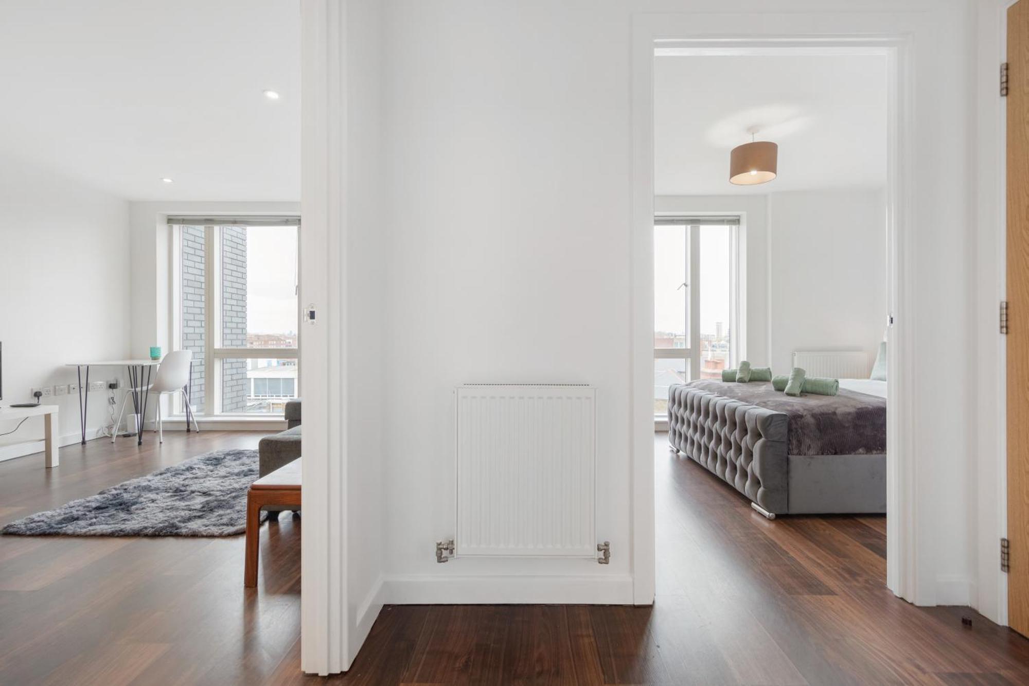 Lift & Free Parking, Modern 1 Bed Flat In Shoreditch Next To Train Station * Londres