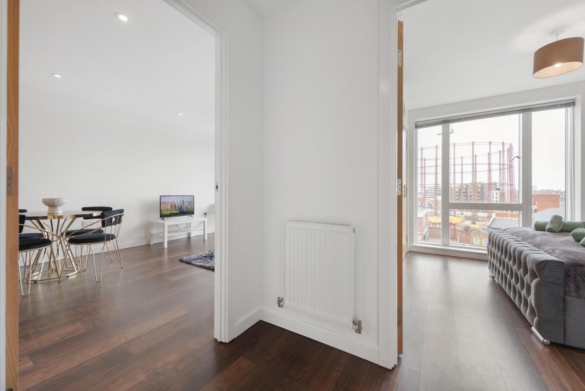 Apartamento Lift & Free Parking, Modern 1 Bed Flat In Shoreditch Next To Train Station *