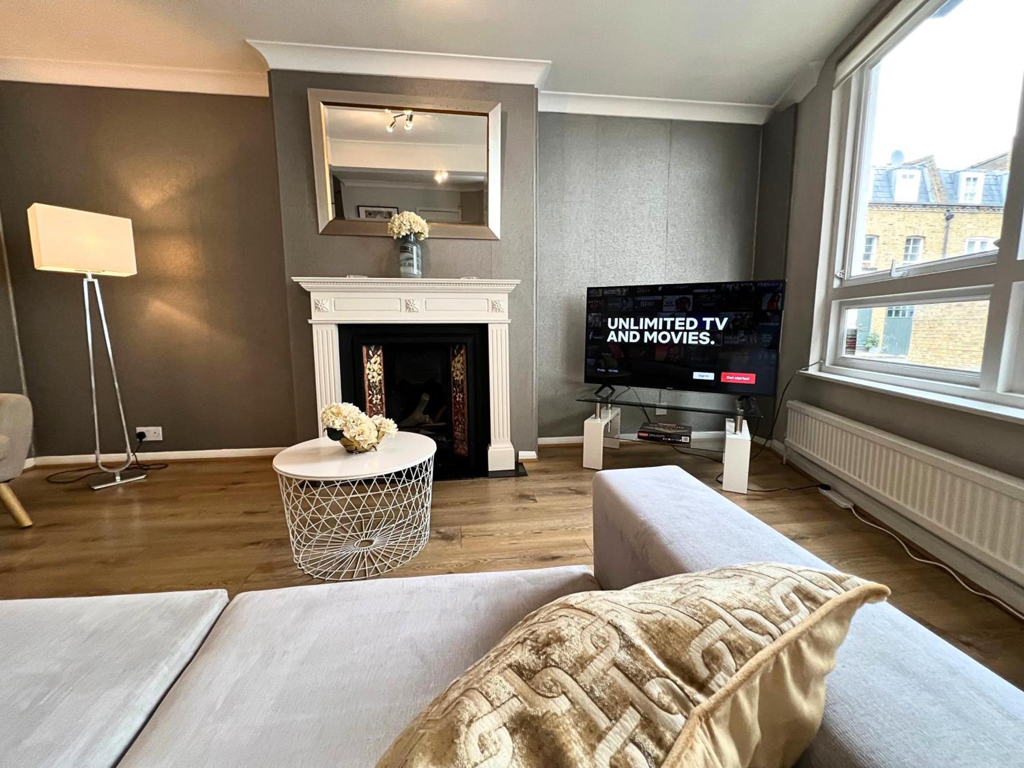 Kensington 2 Bedroom House-big Living Area And Kitchen-harrods-national History Museum-hyde Park-near 2 Underground Lines