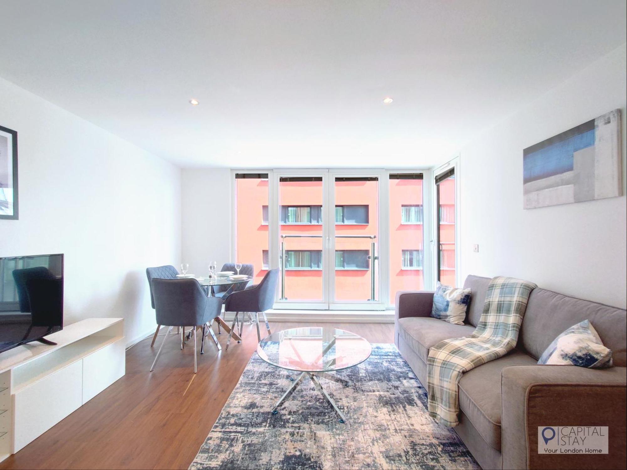 Deluxe One Bed By Excel & O2 Appartement Londres