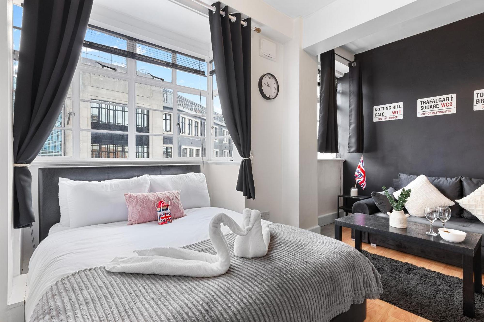 Apartment Paddington Station Paradise For Up To 4 Guests! Dream 2 Mins Walk From Station With Extra Double Sofa Bed! *