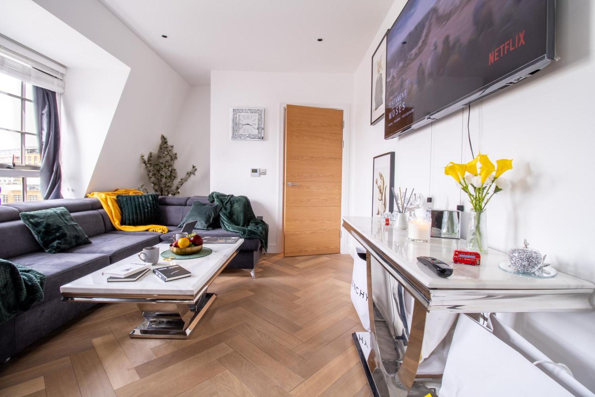 Luxurious 1-bedroom Penthouse In Marble Arch 71 Apartamento *