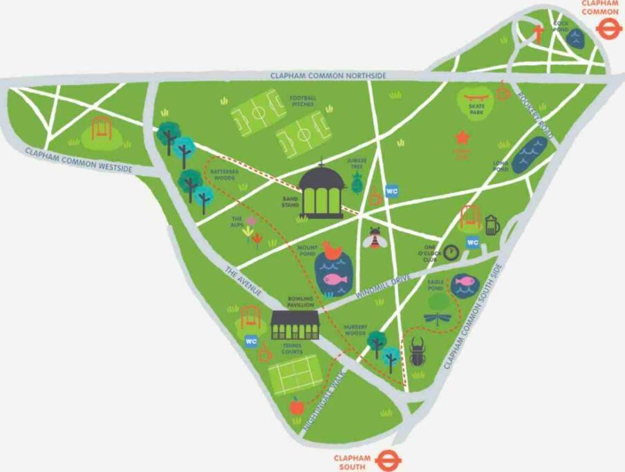Appartement Family Clapham Common Park *