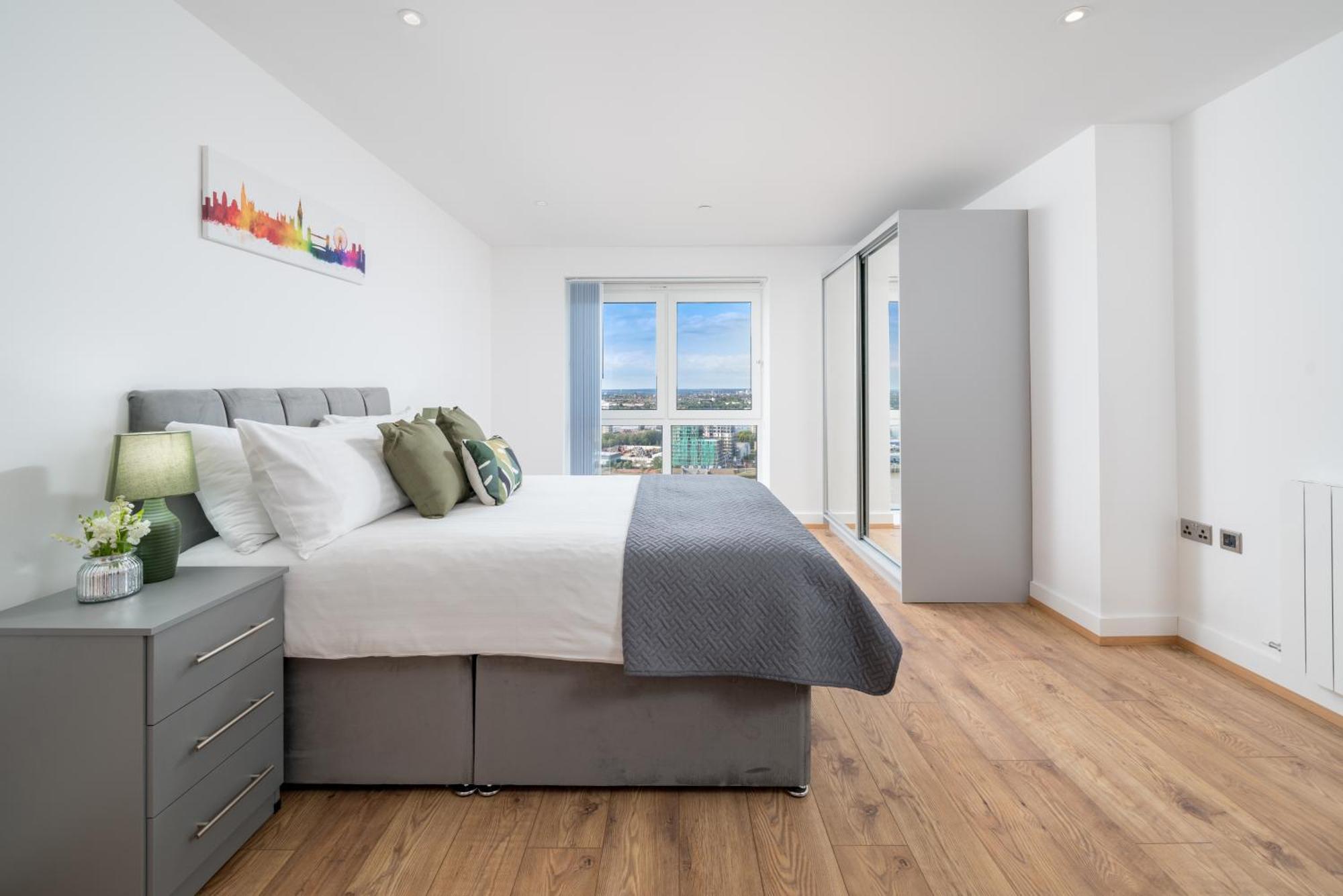 Skyvillion - River Thames Floor By Woolwich Ferry, Mins To Excel, O2 Arena , Airport With Parking Apartamento Londres