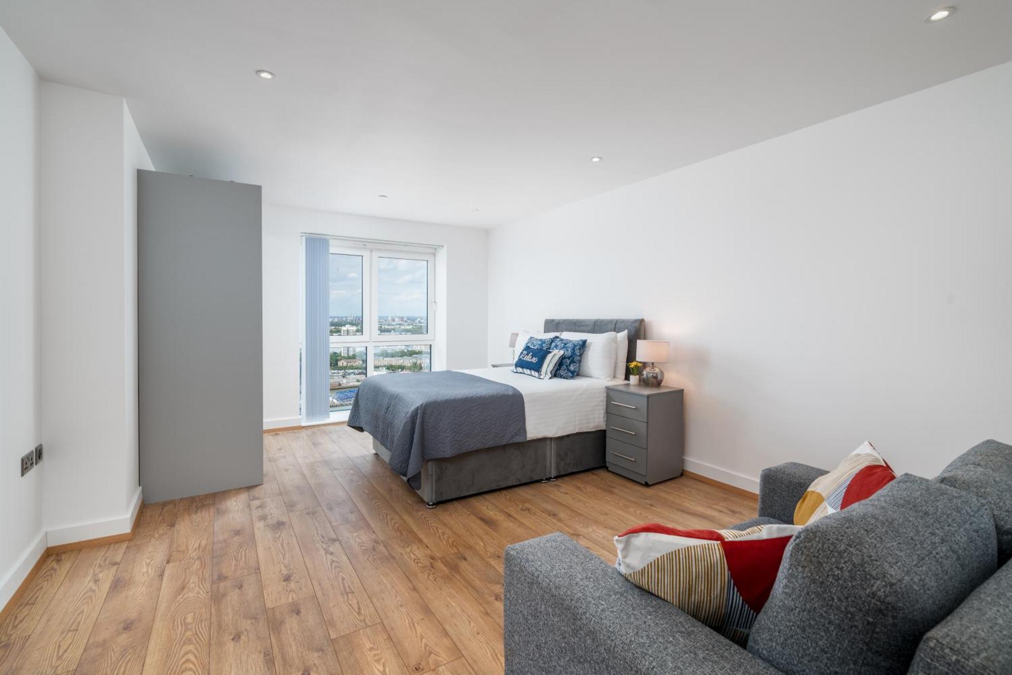 Apartamento Skyvillion - River Thames Floor By Woolwich Ferry, Mins To Excel, O2 Arena , Airport With Parking