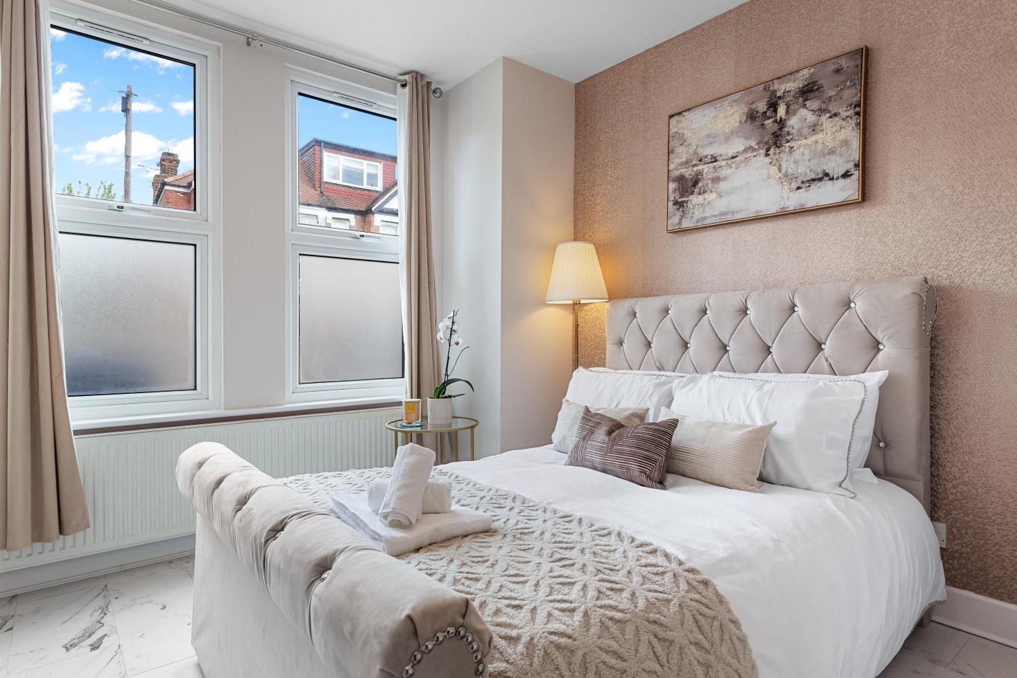 Elegant Oasis - 2 Bed - Garden - 65 Inch Tv & Netflix Appartement Londres