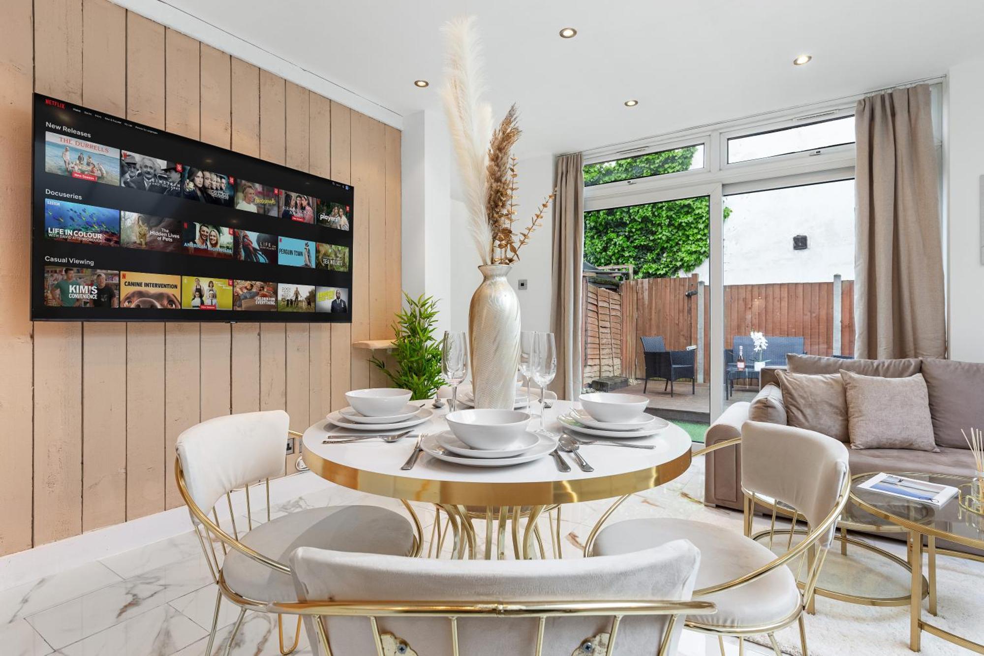 Elegant Oasis - 2 Bed - Garden - 65 Inch Tv & Netflix * Londres