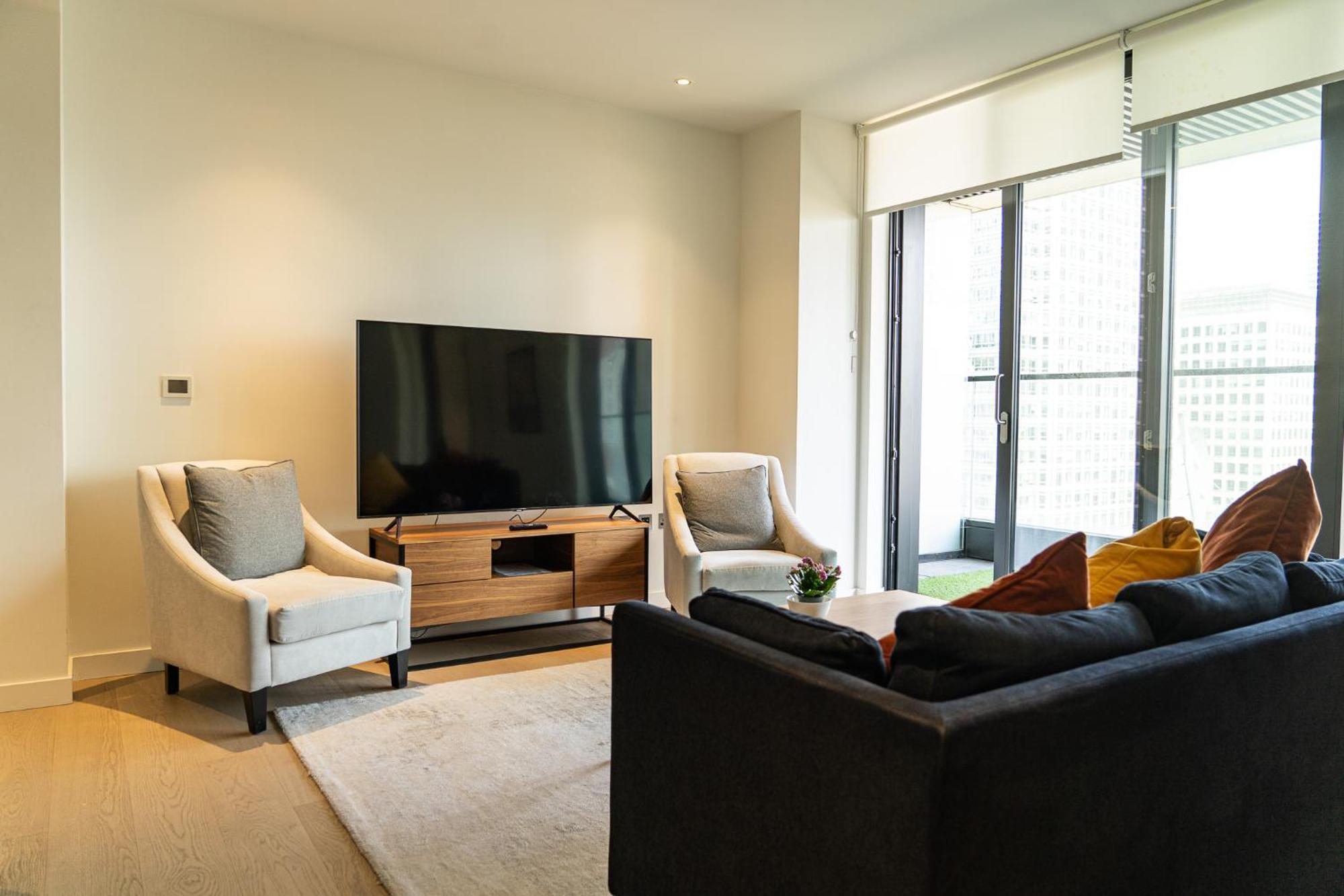 Luxury Balcony Apartment, Canary Wharf Appartement Londres