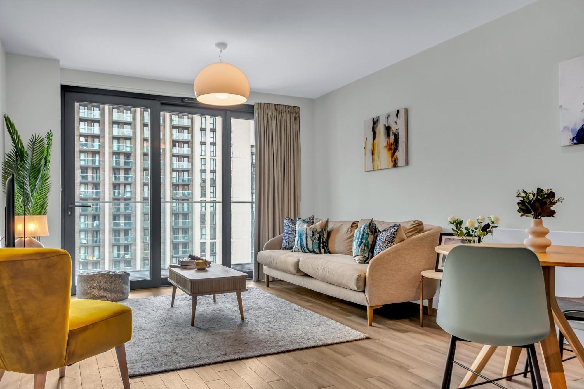 Apartment Mysquare State-of-the-art 1 Bedroom Near Wembley Park *
