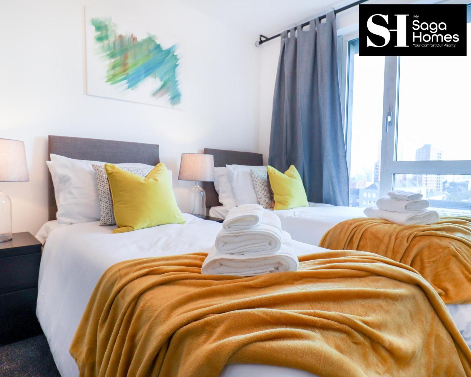 Three Bedroom At My Saga Homes Short Lets & Serviced Jefferson Plaza Apartment London