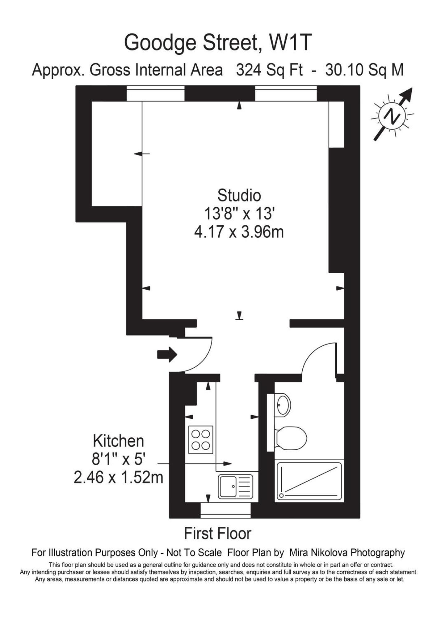 Stylish Fitzrovia W1 Appartement