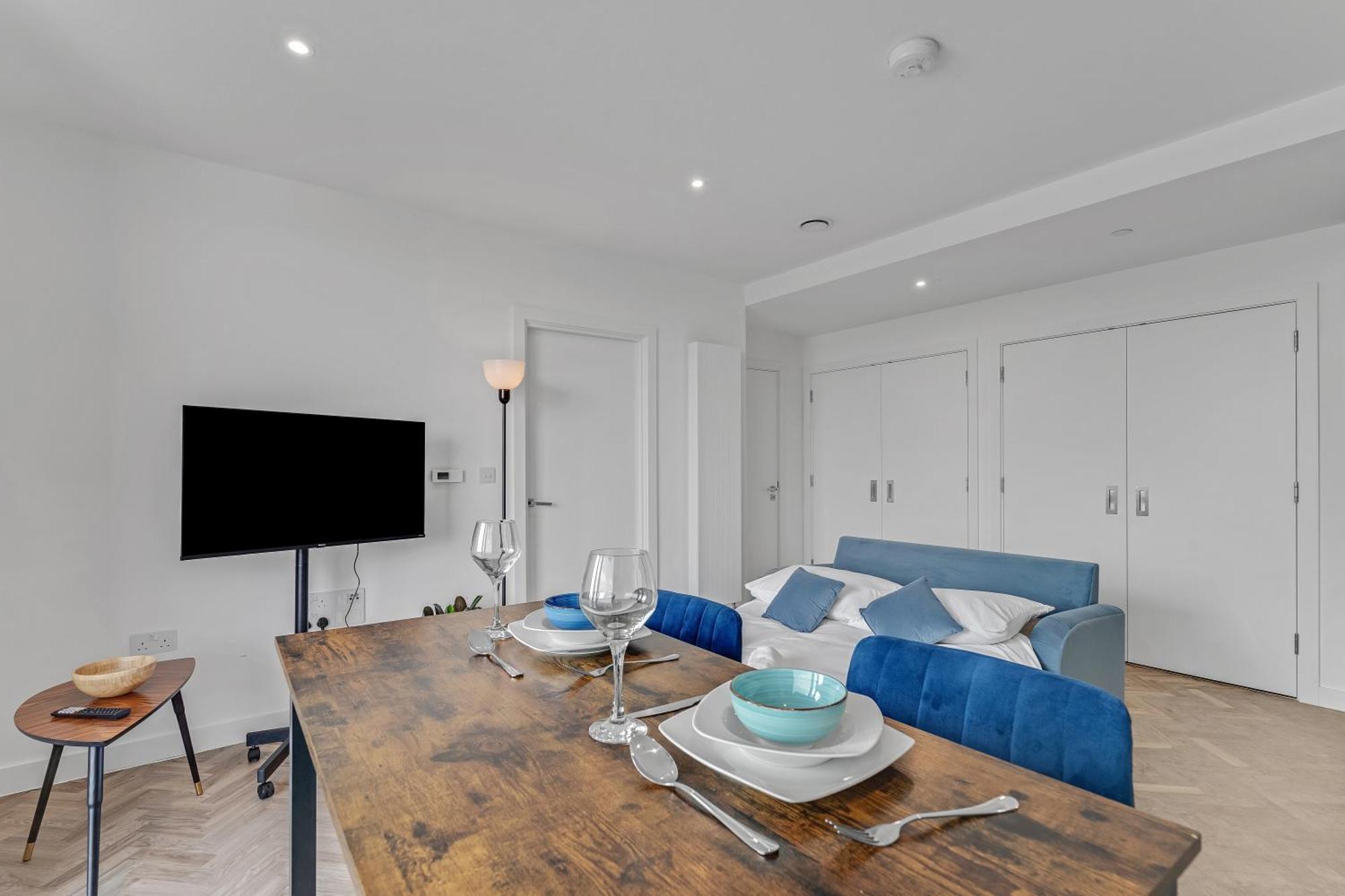 Appartement Lovely View Near Floor, 1gb Wifi, Near Canary Wharf, City, Stratford, Free Coffee, Snacks, Milk *