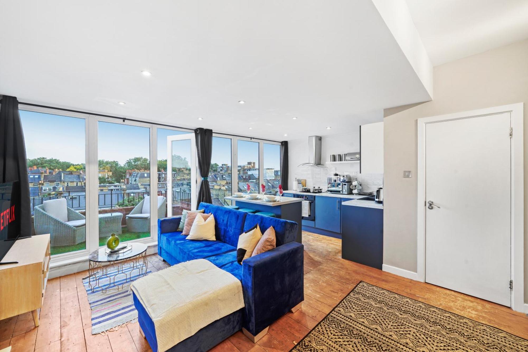 Beautiful Flat In Fulham - Great Views!- Sleeps 6 Apartamento Londres